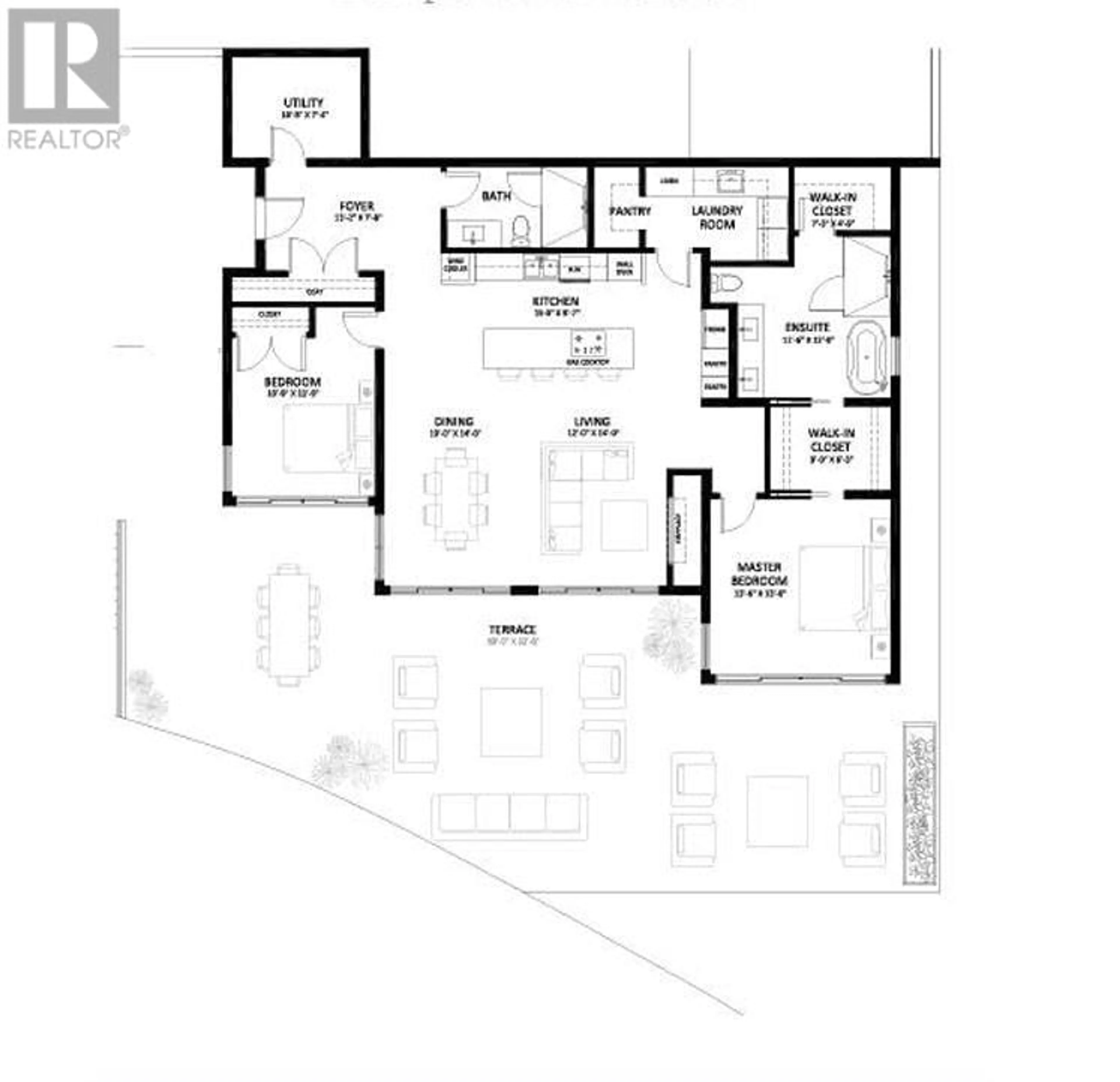 Floor plan for 201 - 13419 LAKESHORE DRIVE SOUTH, Summerland British Columbia V0H1Z1