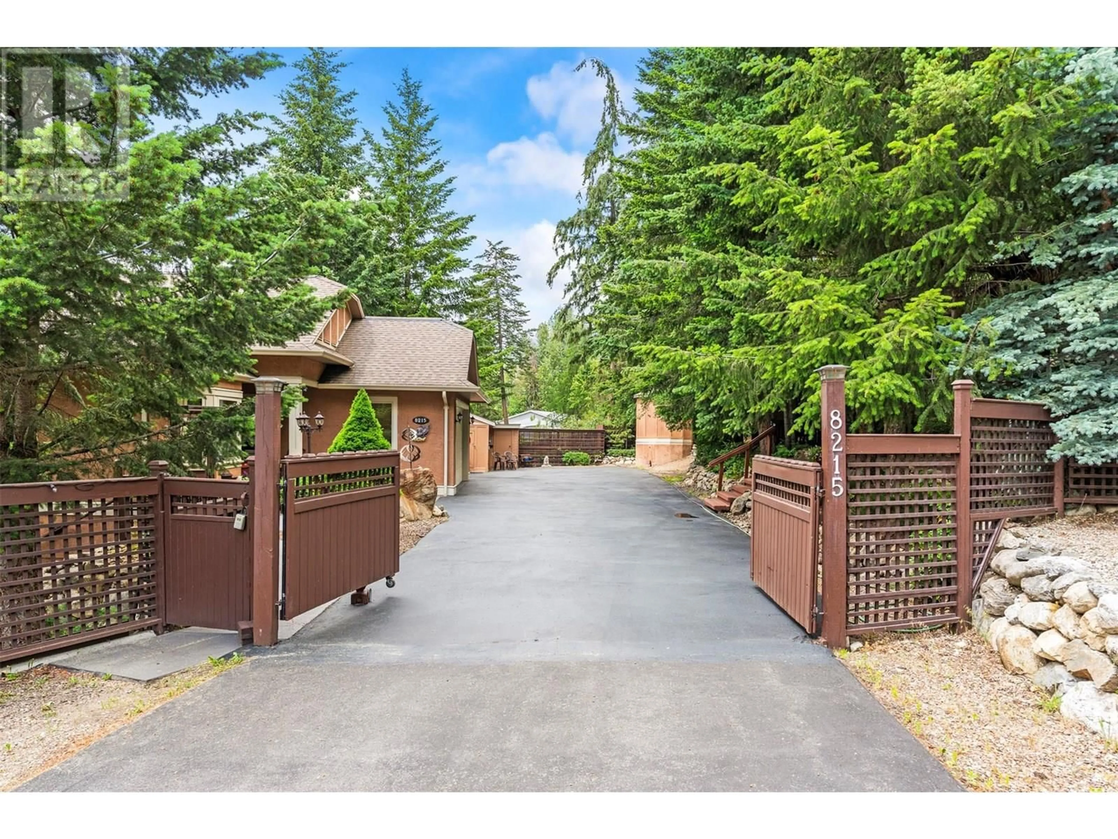 A pic from outside/outdoor area/front of a property/back of a property/a pic from drone, unknown for 8215 SILVER STAR ROAD, Vernon British Columbia V1B3M8