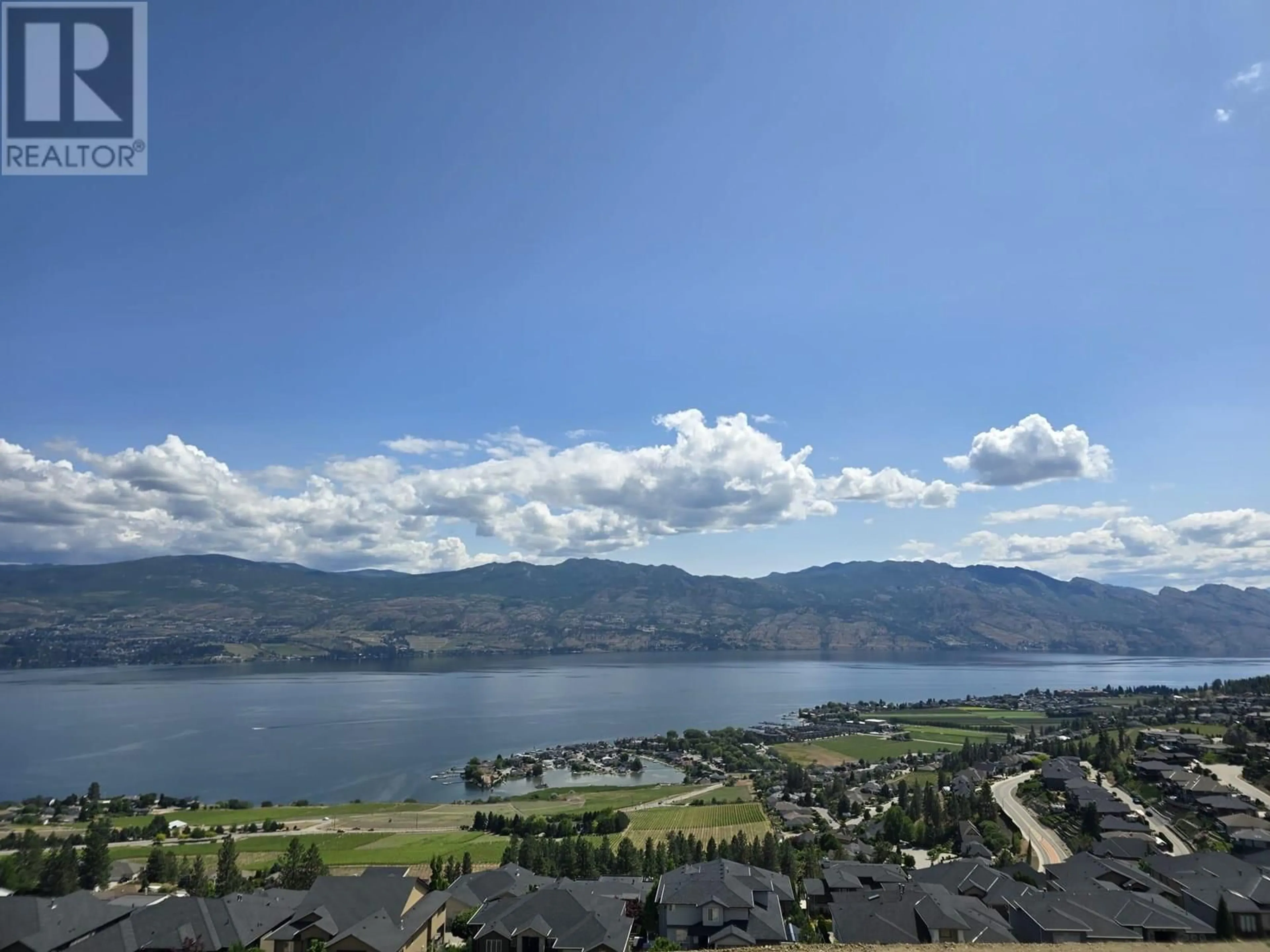 A pic from outside/outdoor area/front of a property/back of a property/a pic from drone, water/lake/river/ocean view for 1391 VINEYARD DRIVE, West Kelowna British Columbia V4T0E9