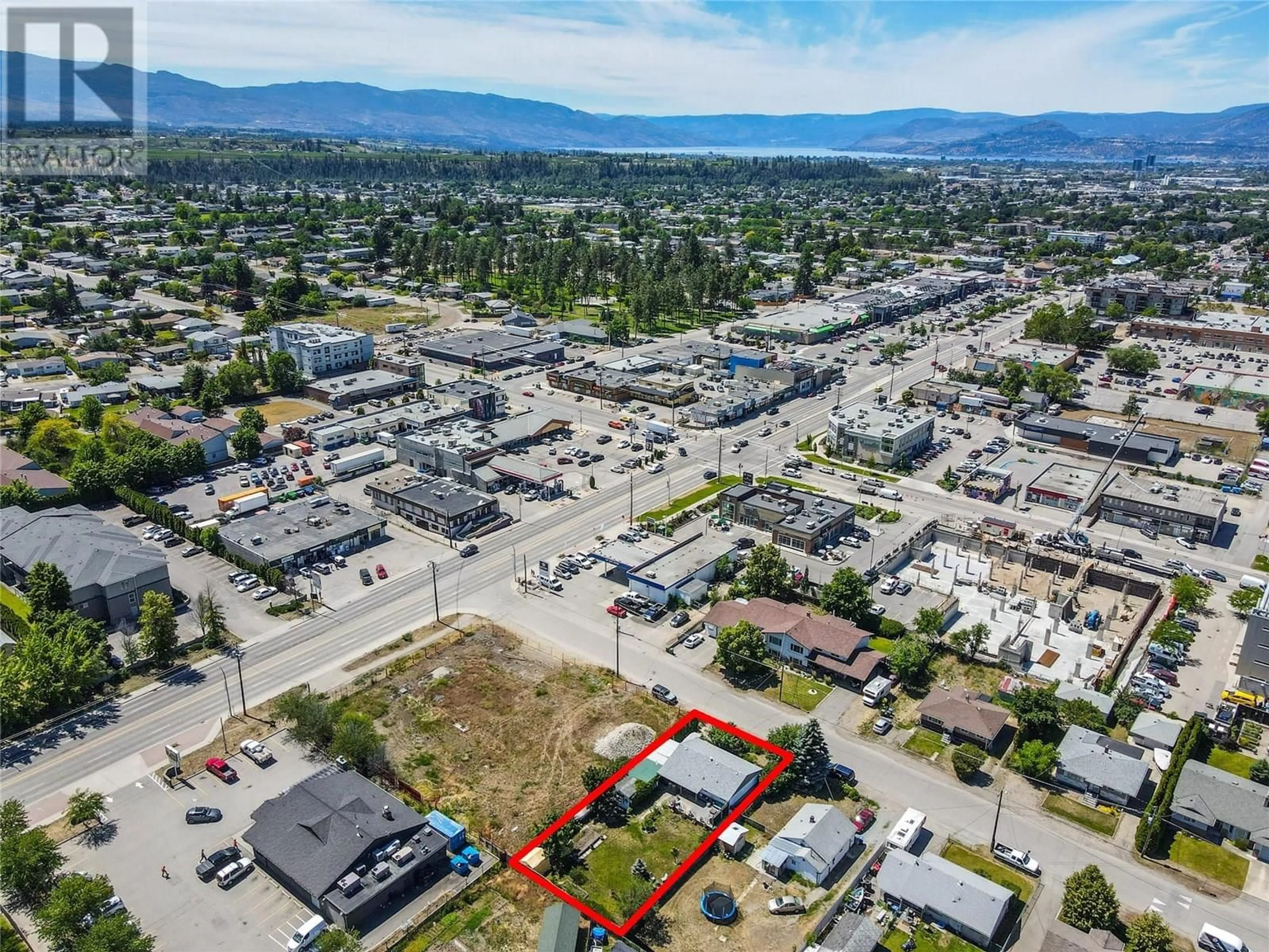 A pic from outside/outdoor area/front of a property/back of a property/a pic from drone, mountain view for 155 SADLER ROAD, Kelowna British Columbia V1X2Y6