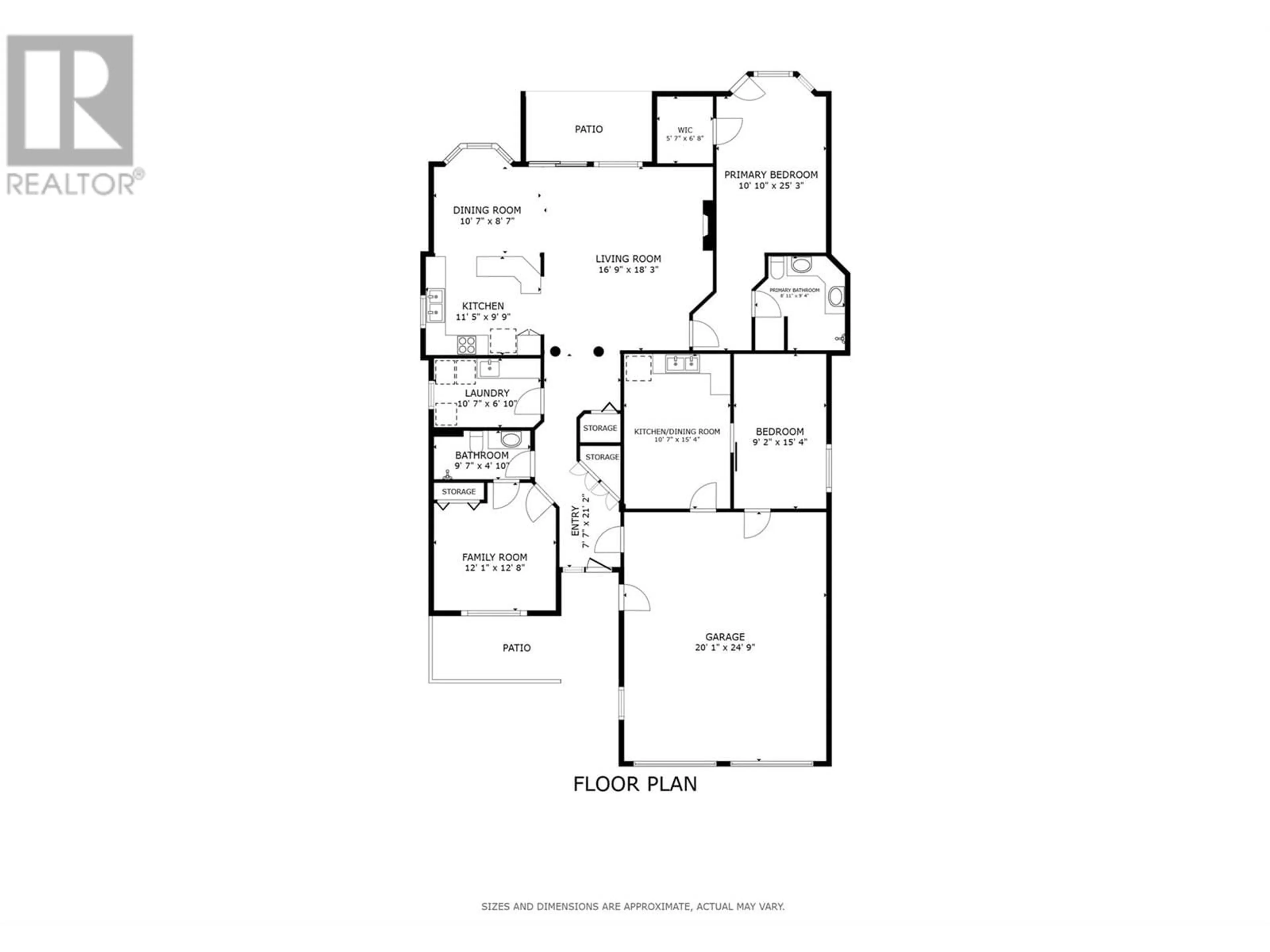 Floor plan for 412 - 550 YATES ROAD, Kelowna British Columbia V1V1Z4