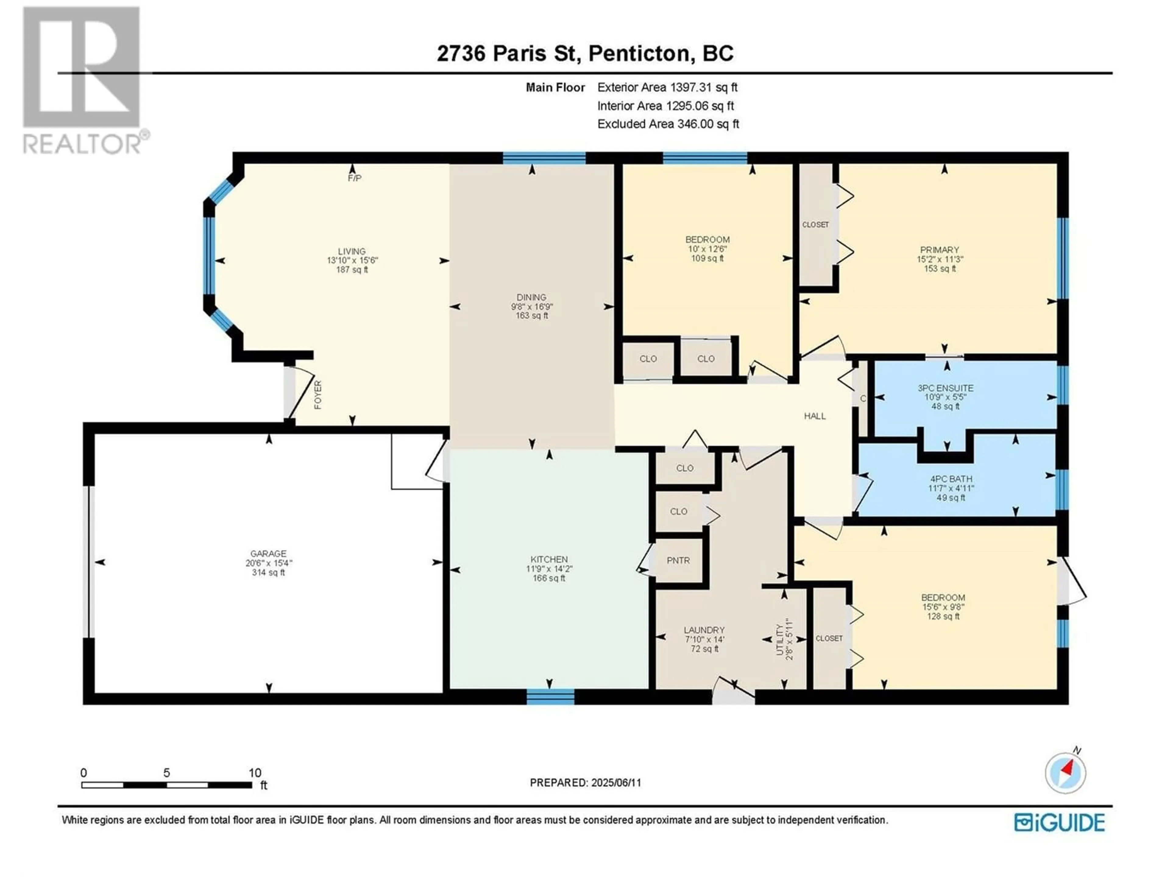 Floor plan for 2736 PARIS STREET, Penticton British Columbia V2A6R6