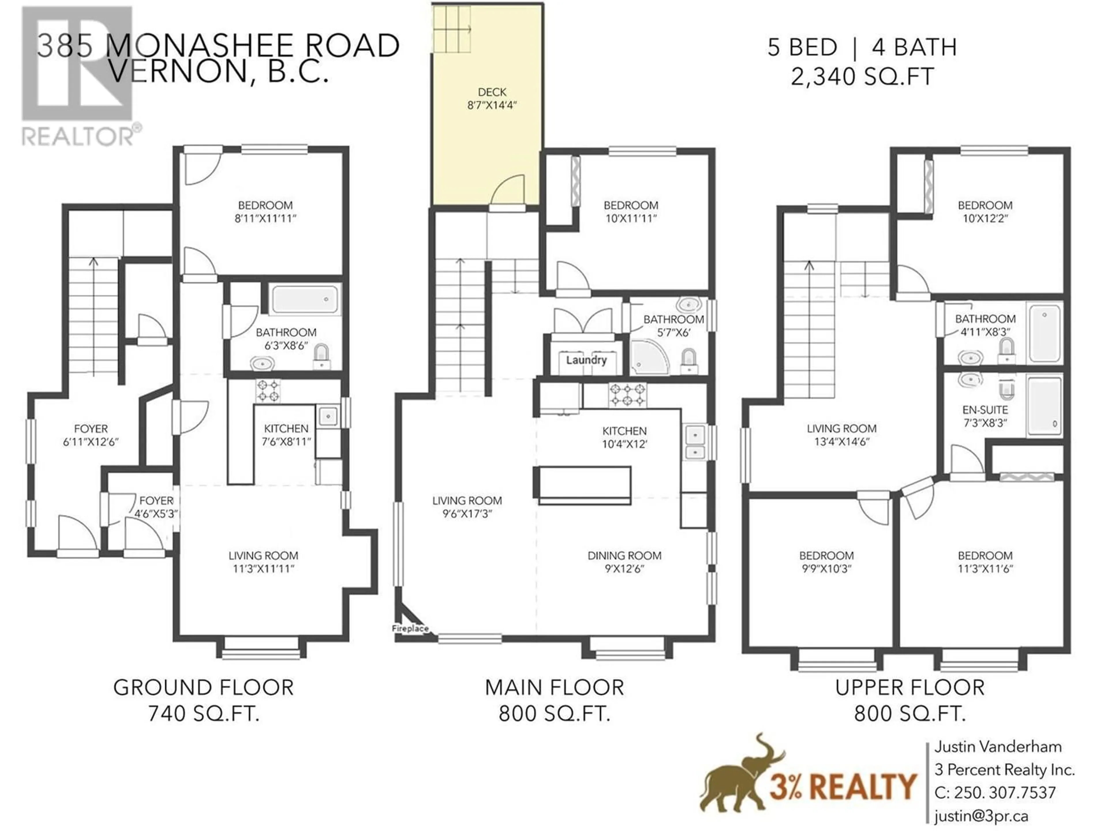 Floor plan for 385 MONASHEE ROAD, Vernon British Columbia V1B3M1