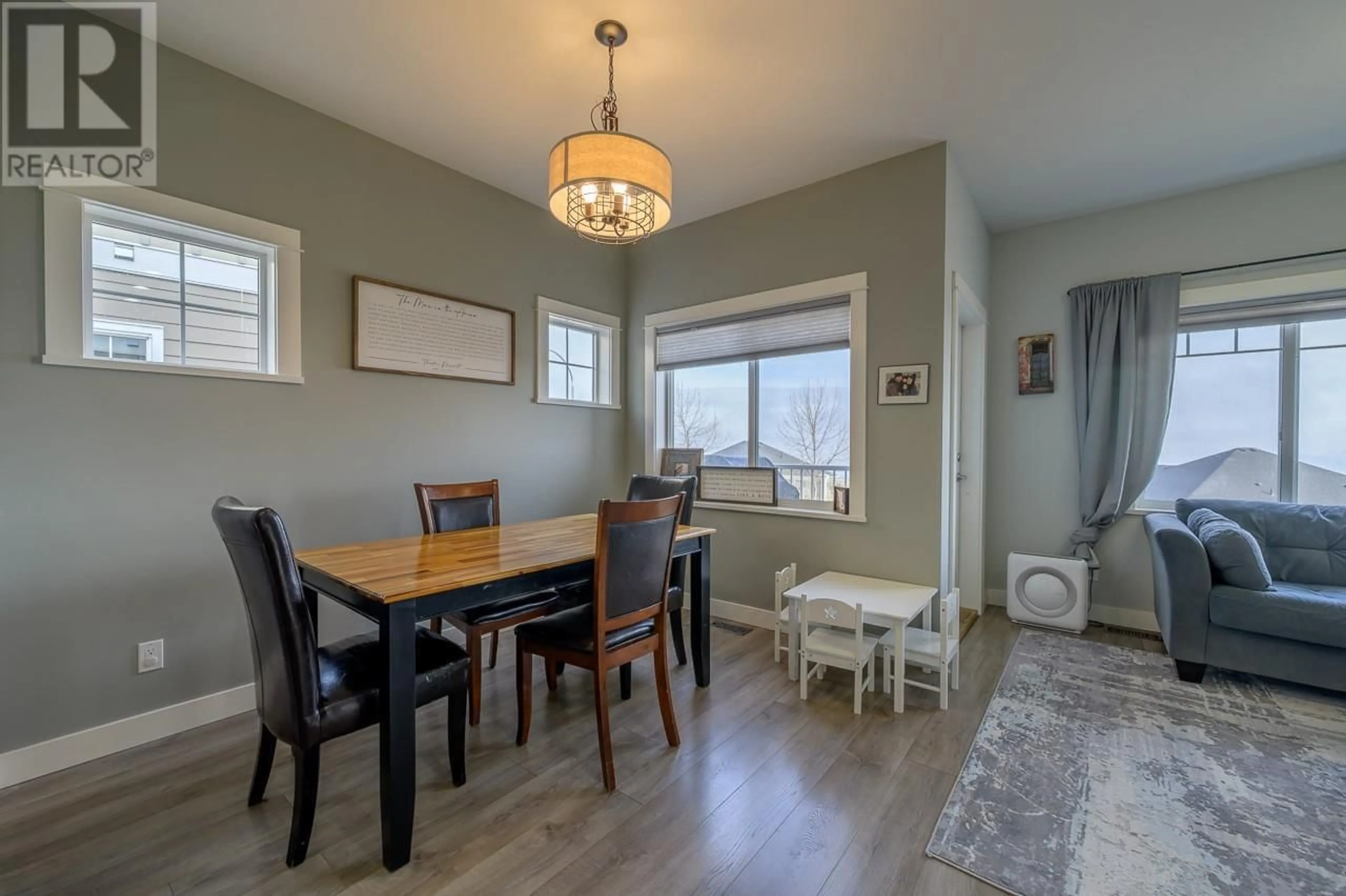 Dining room, wood/laminate floor for 116 - 1325 ABERDEEN DRIVE, Kamloops British Columbia V1S0C7