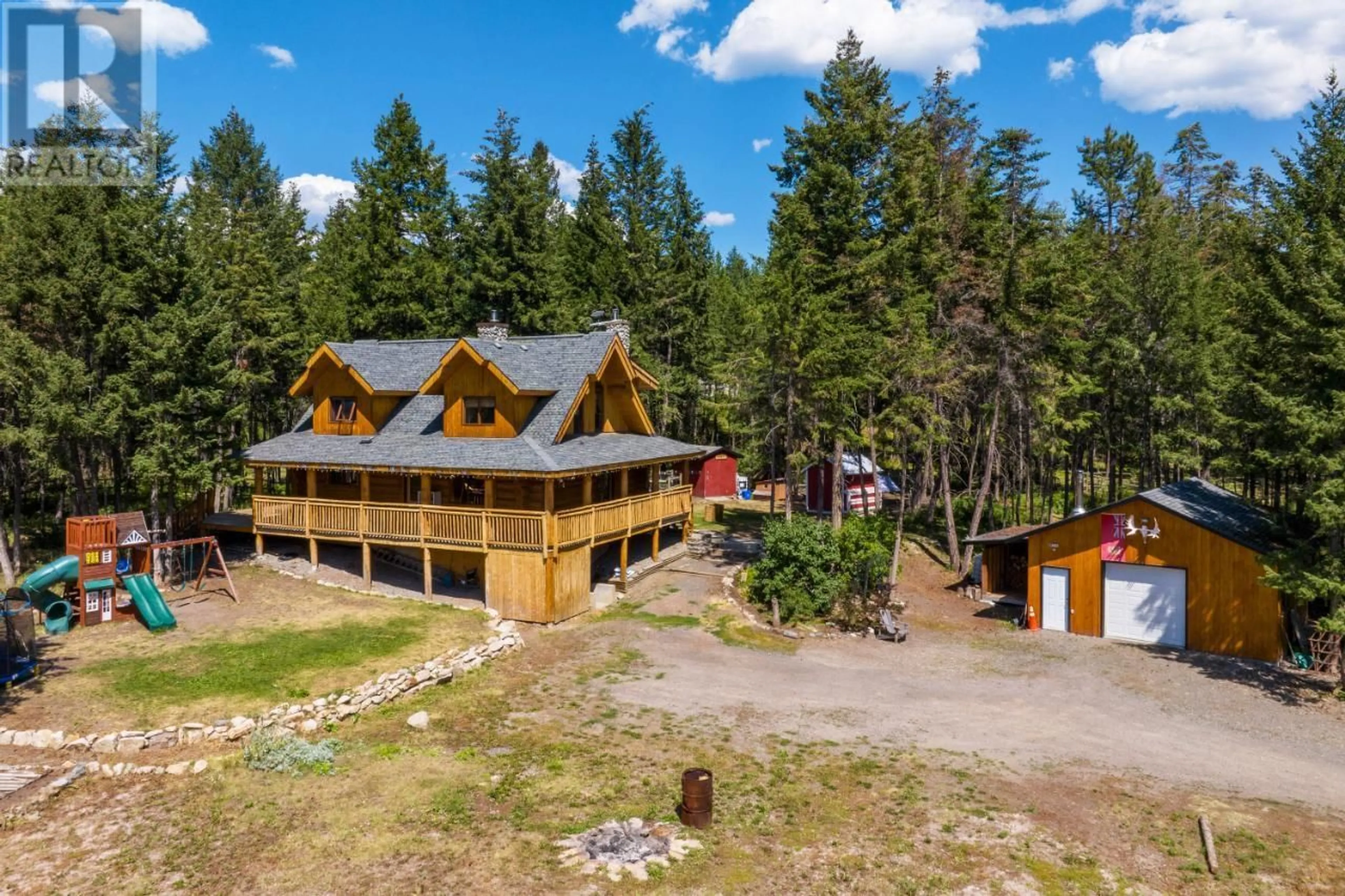 A pic from outside/outdoor area/front of a property/back of a property/a pic from drone, unknown for 2943 PIVA ROAD, Kamloops British Columbia V0E3E1