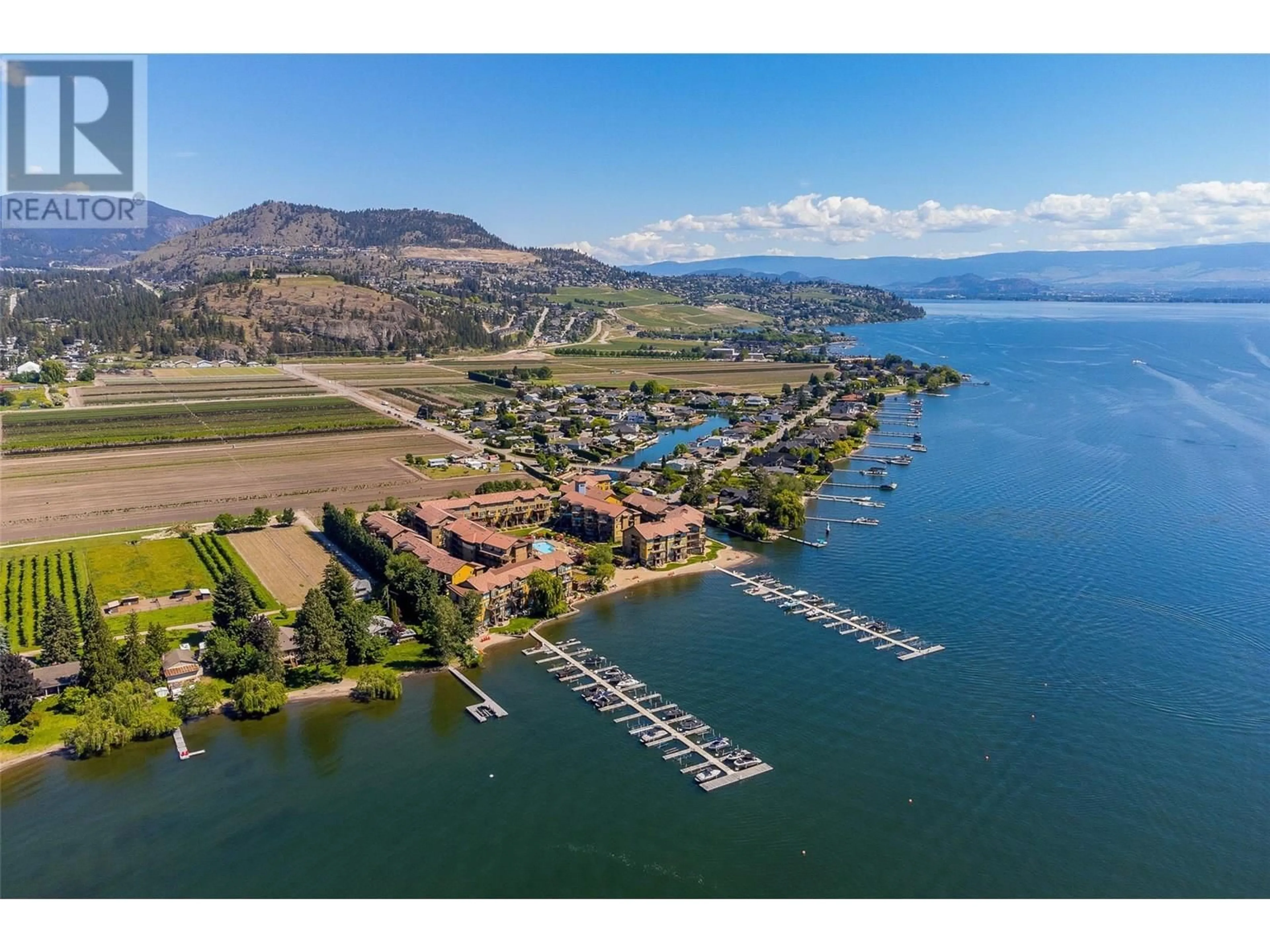 A pic from outside/outdoor area/front of a property/back of a property/a pic from drone, water/lake/river/ocean view for 4305 - 4038 PRITCHARD DRIVE, West Kelowna British Columbia V4T3E4