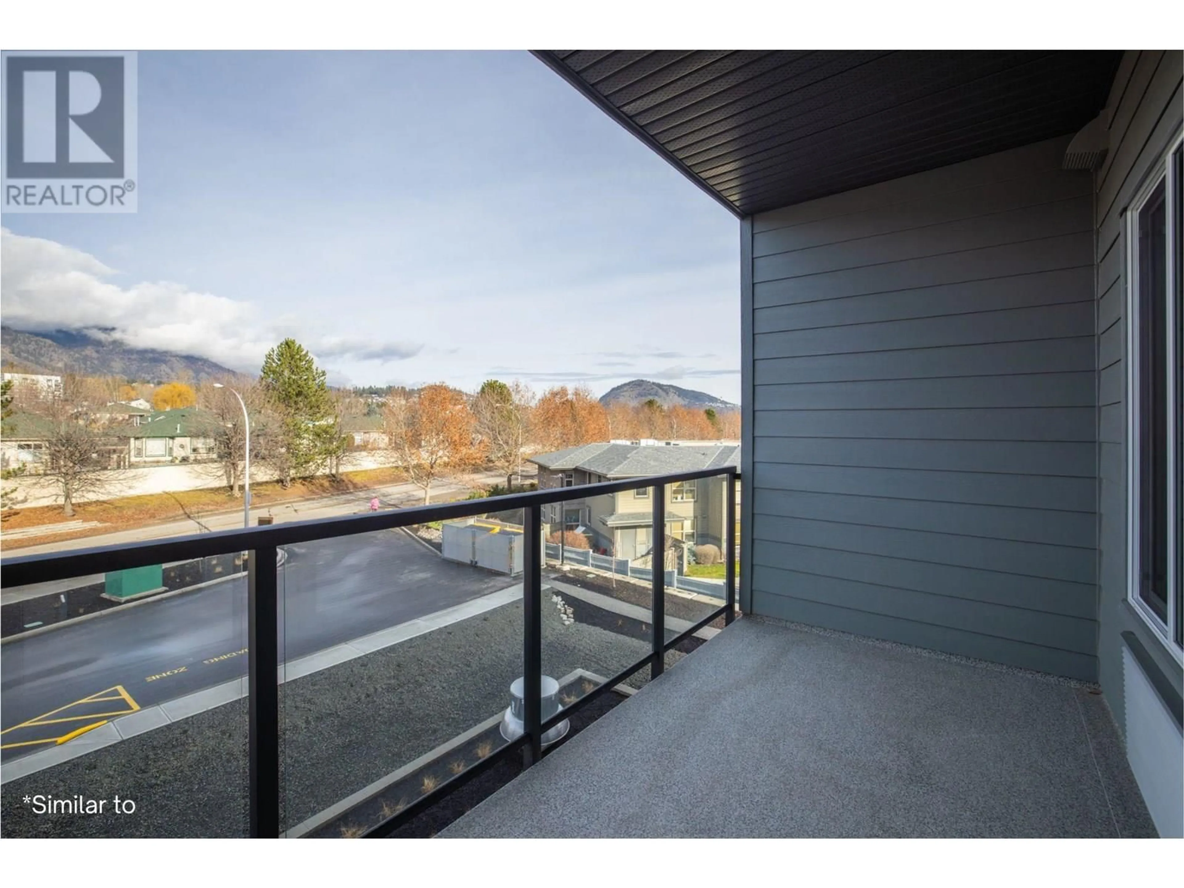 Balcony in the apartment, mountain view for 209 - 2345 BUTT ROAD, West Kelowna British Columbia V4T0G2