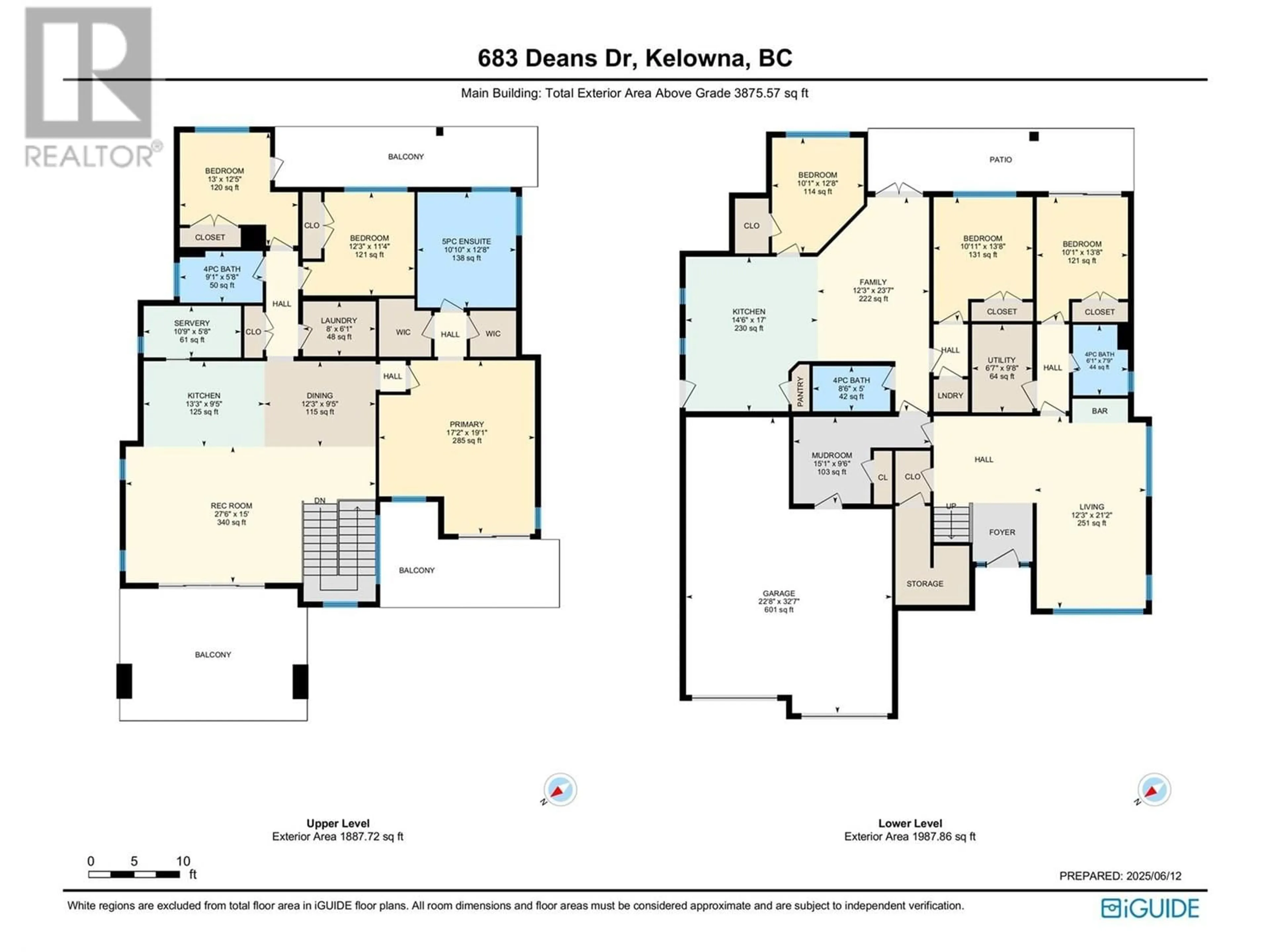Floor plan for 683 DEANS DRIVE, Kelowna British Columbia V1P1A1