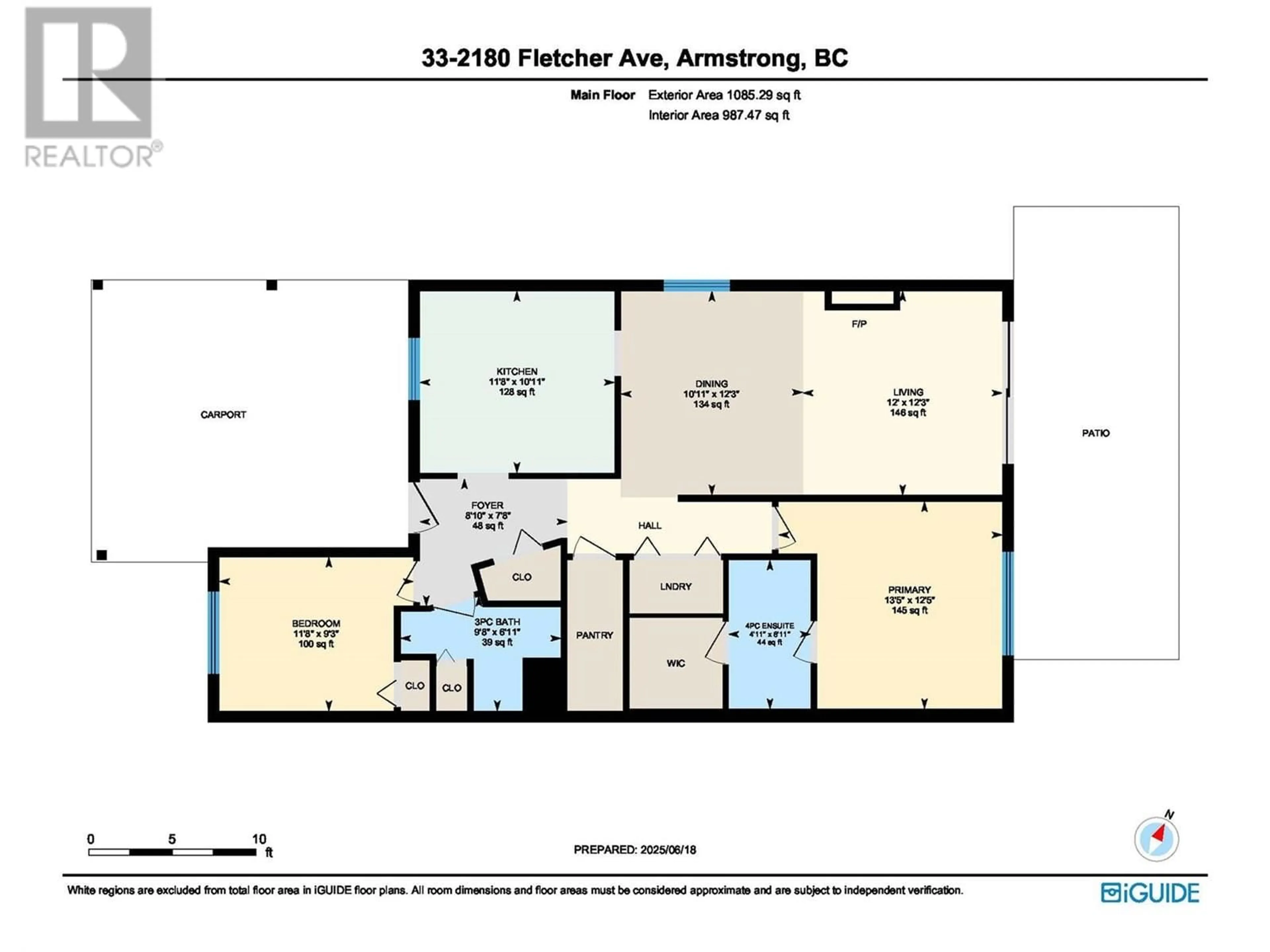 Floor plan for 33 - 2180 FLETCHER AVENUE, Armstrong British Columbia V0E1B1