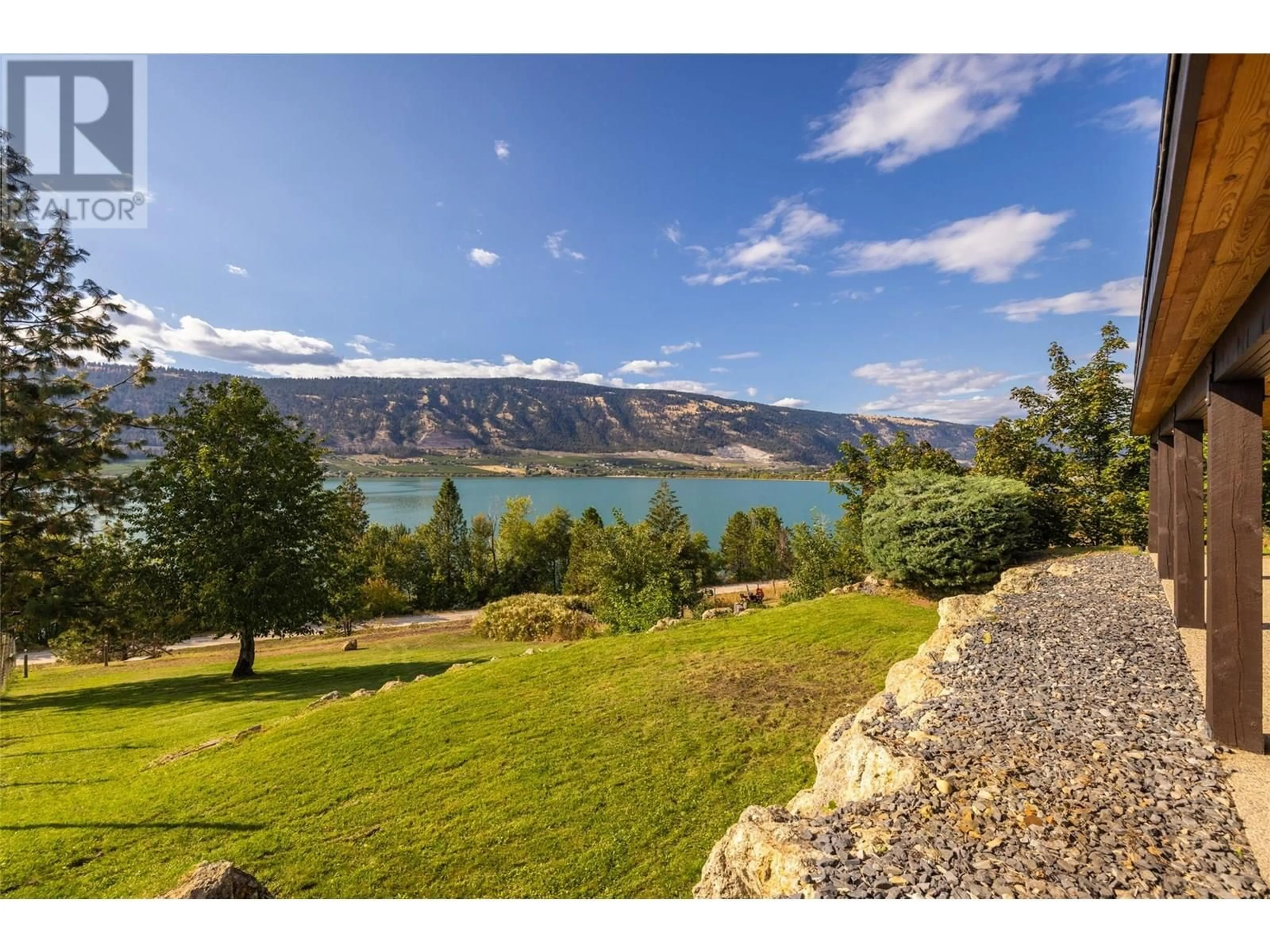 A pic from outside/outdoor area/front of a property/back of a property/a pic from drone, water/lake/river/ocean view for 14876 OYAMA ROAD, Oyama British Columbia V4V2C6