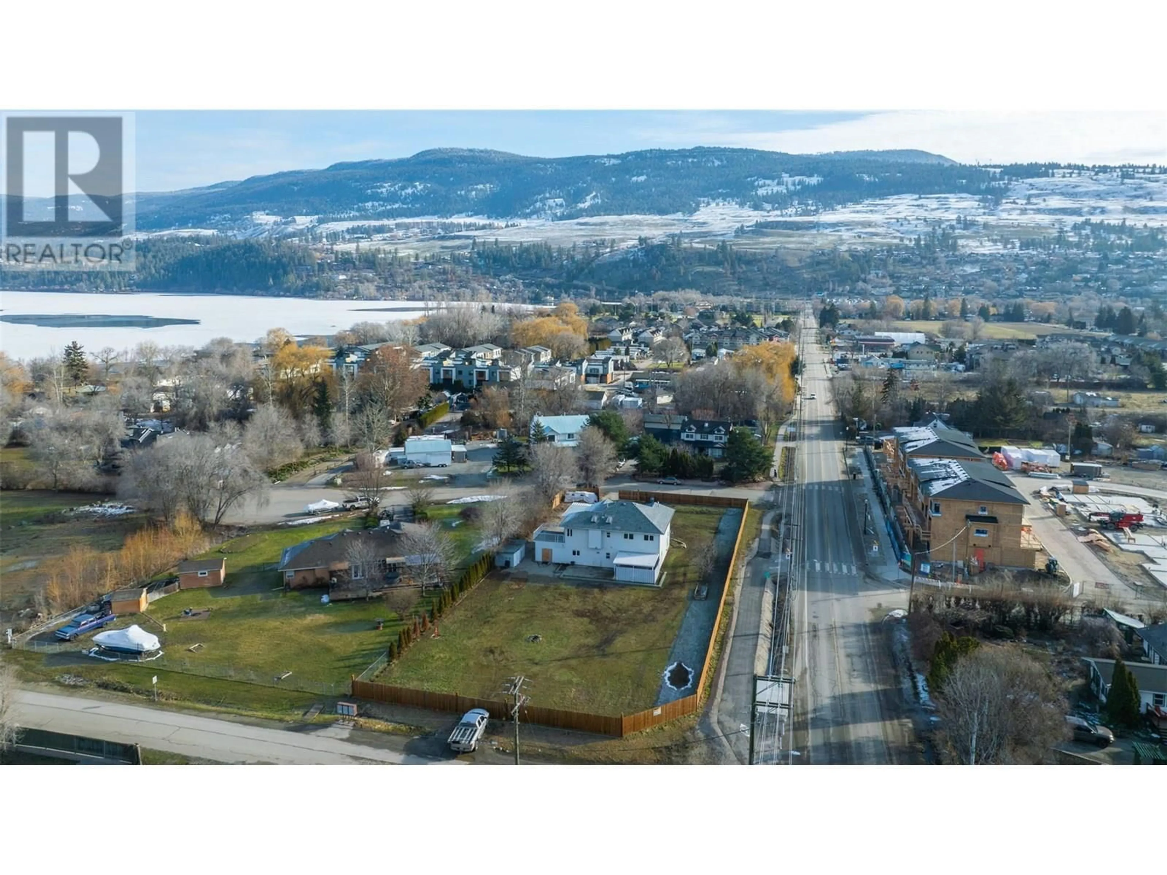 A pic from outside/outdoor area/front of a property/back of a property/a pic from drone, mountain view for 11506 TURTLE BAY COURT, Lake Country British Columbia V4V1X9