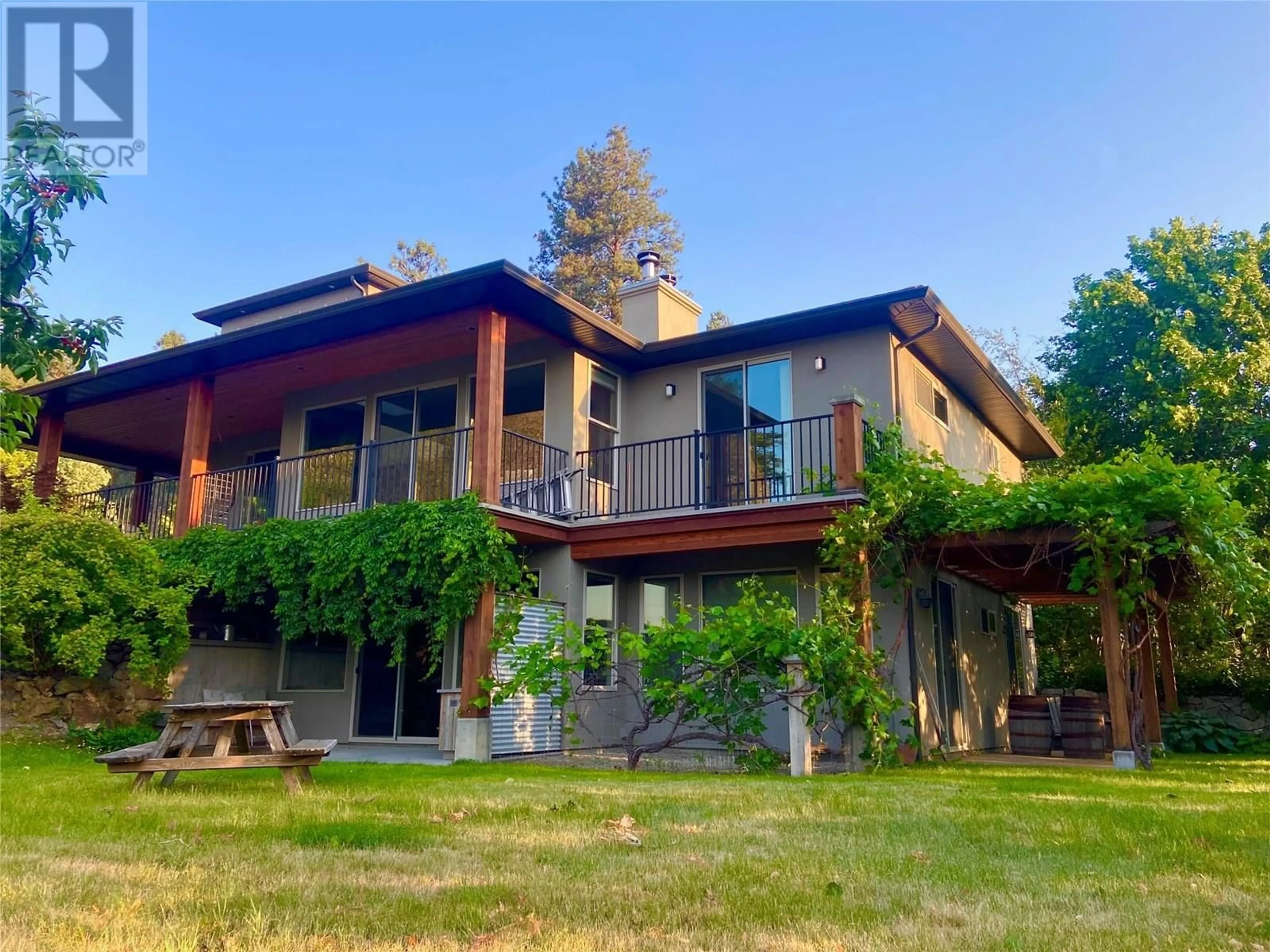 A pic from outside/outdoor area/front of a property/back of a property/a pic from drone, unknown for 19560 MATSU DRIVE, Summerland British Columbia V0H1Z6