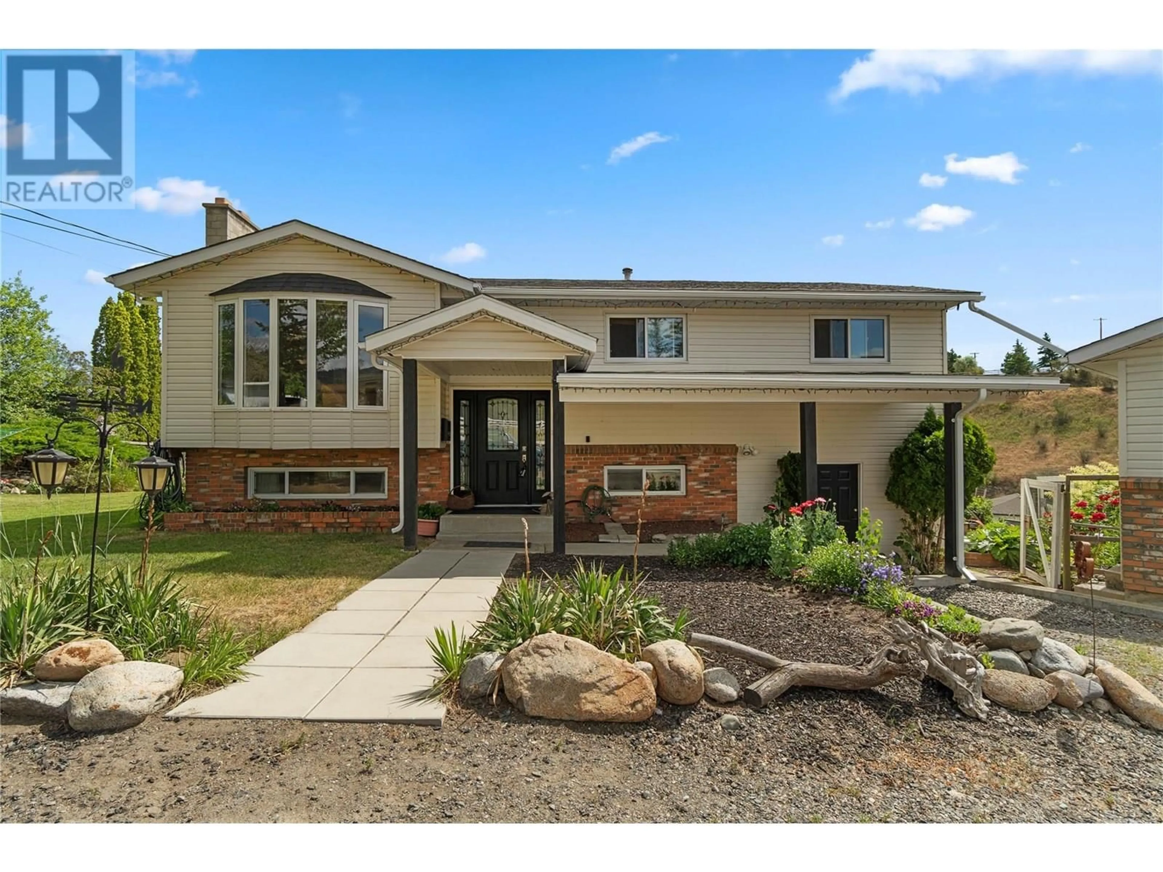 Home with brick exterior material, street for 7196 BLACKWELL ROAD, Kamloops British Columbia V2C6V8