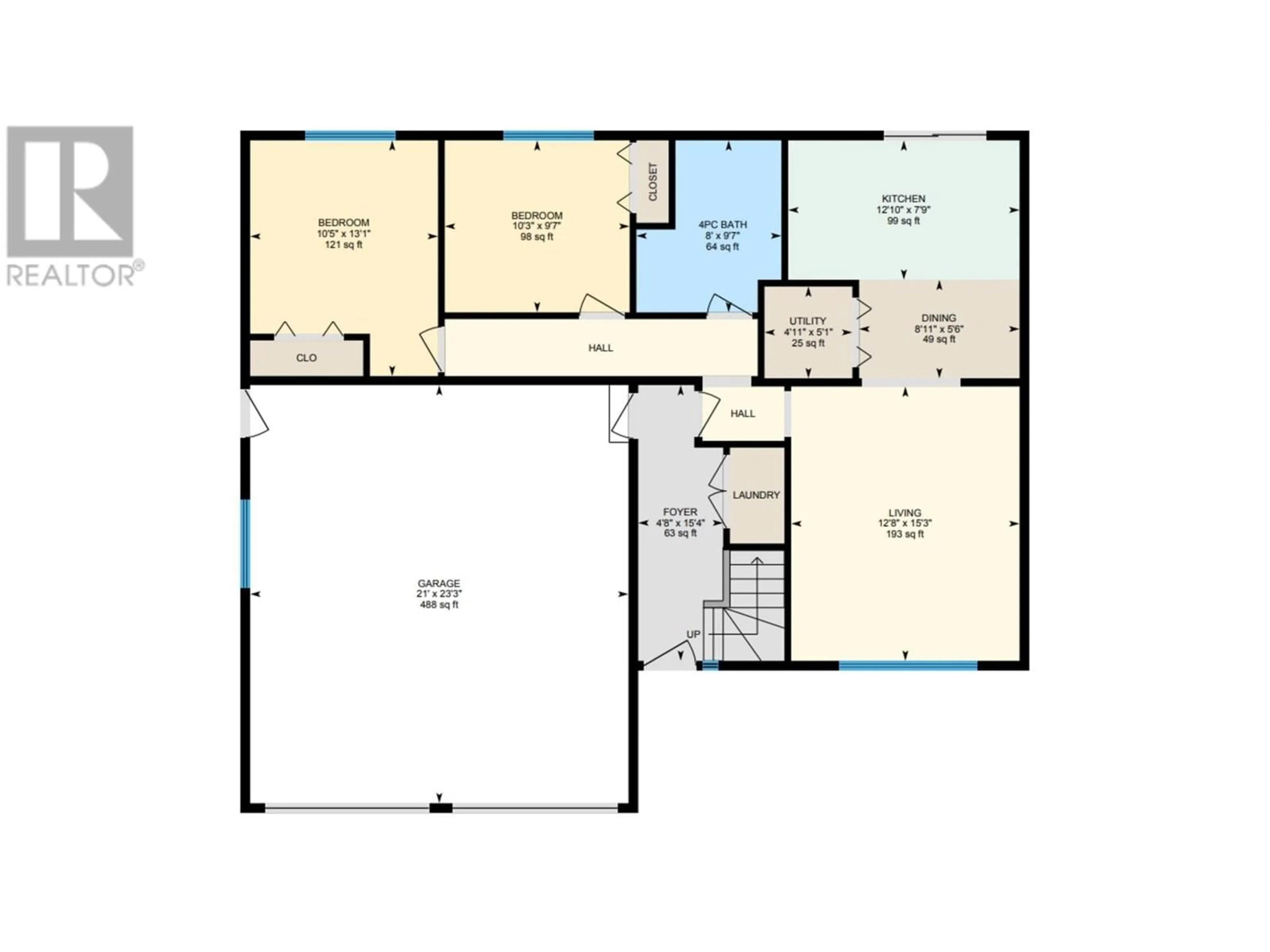 Floor plan for 408 27 STREET SOUTHEAST, Salmon Arm British Columbia V1E1K7