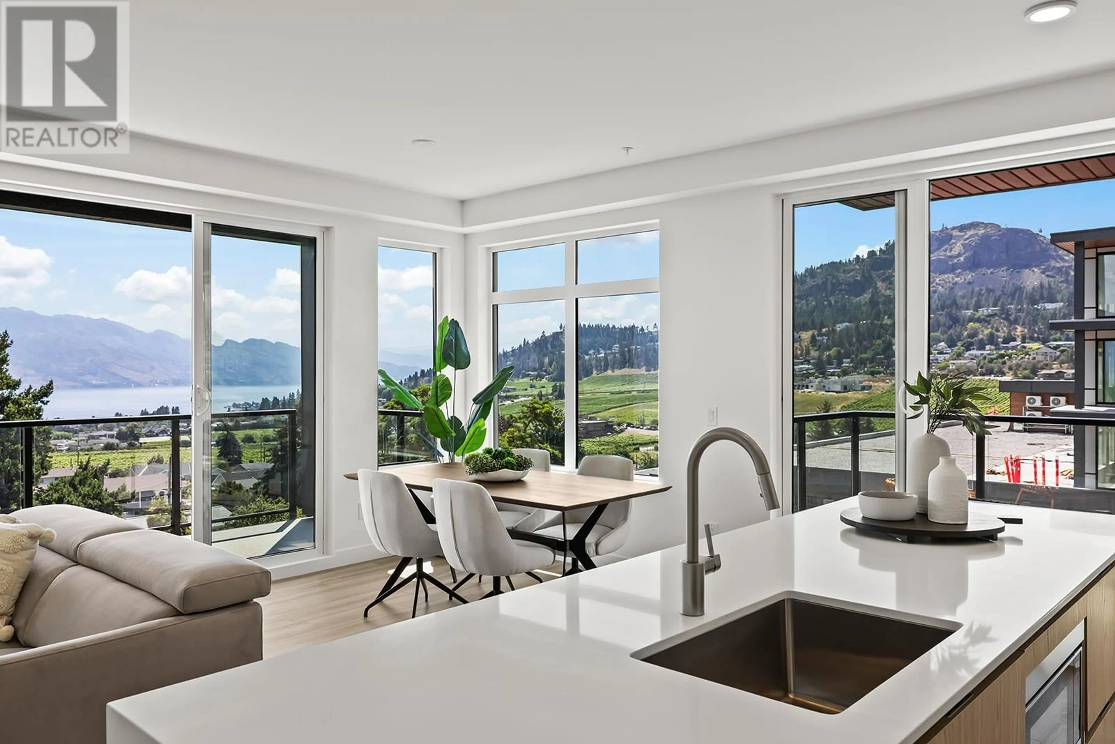 Open concept kitchen, ceramic/tile floor for 404 - 2780 OLALLA ROAD, West Kelowna British Columbia V1Z2A9
