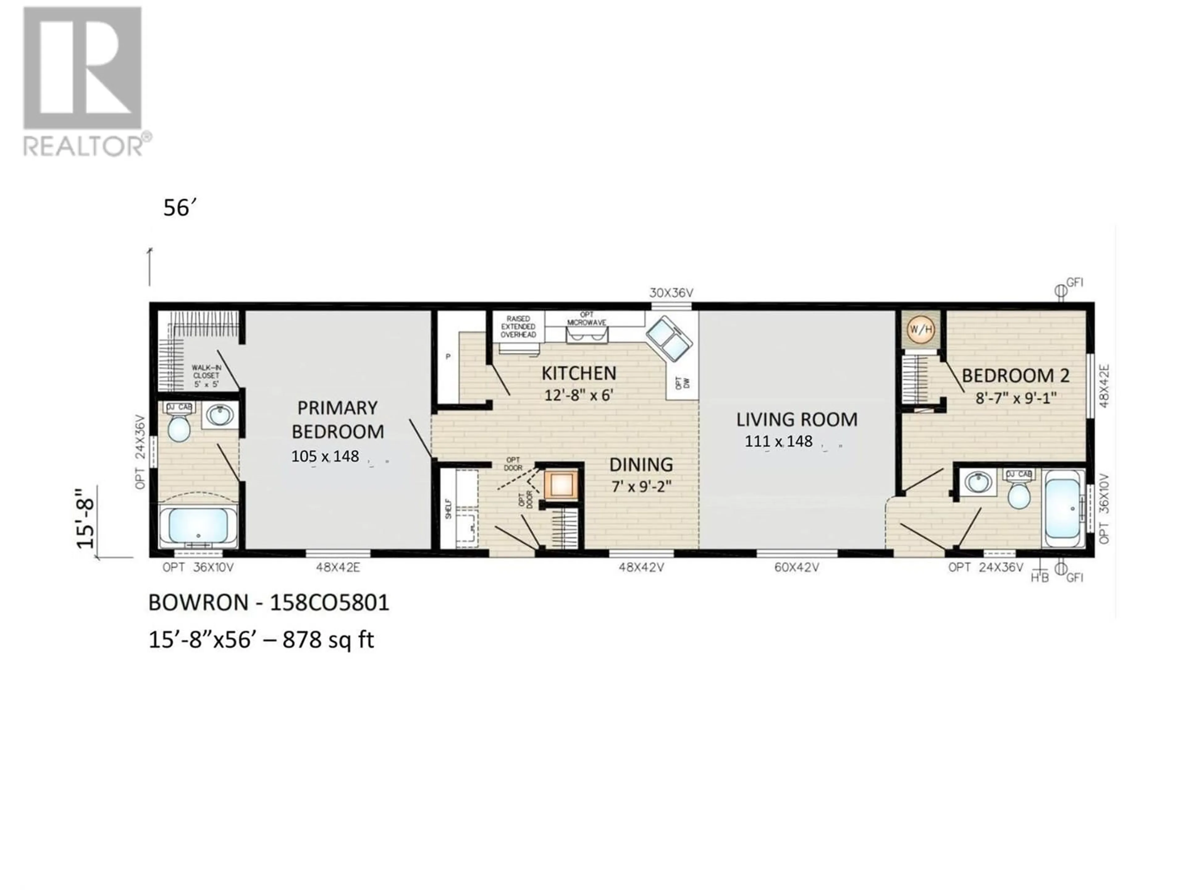 Floor plan for 35 - 5 97A HIGHWAY, Sicamous British Columbia V0E2V1