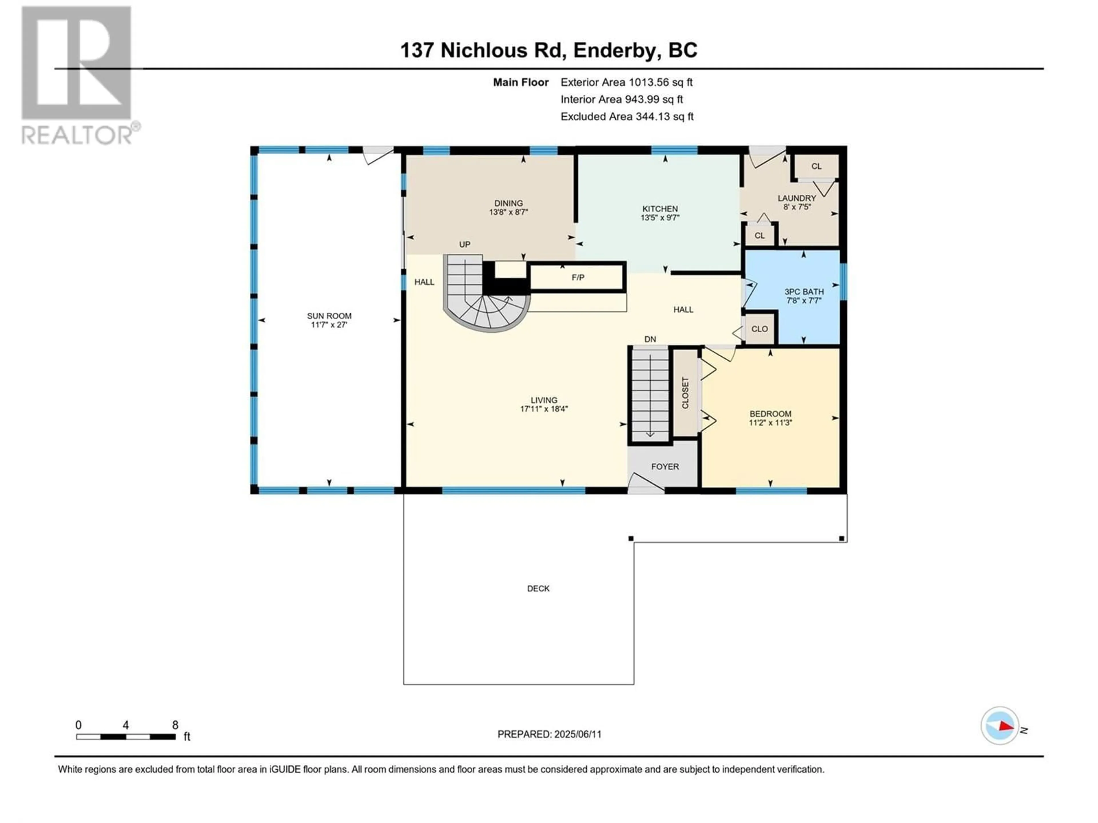 Floor plan for 137 NICHLOUS ROAD, Enderby British Columbia V4Y4G4