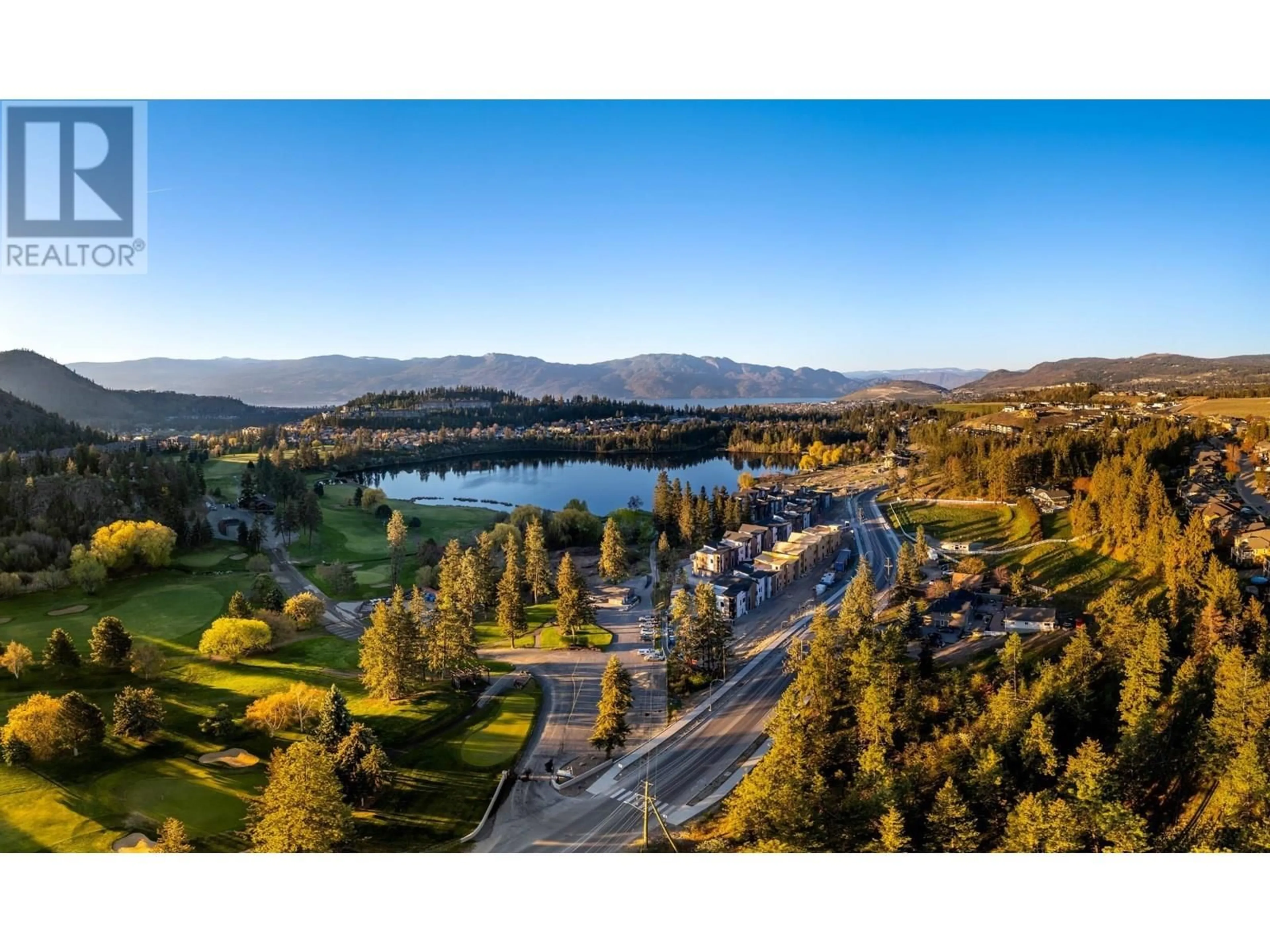 A pic from outside/outdoor area/front of a property/back of a property/a pic from drone, water/lake/river/ocean view for 210 - 2735 SHANNON LAKE ROAD, West Kelowna British Columbia V4T1V6