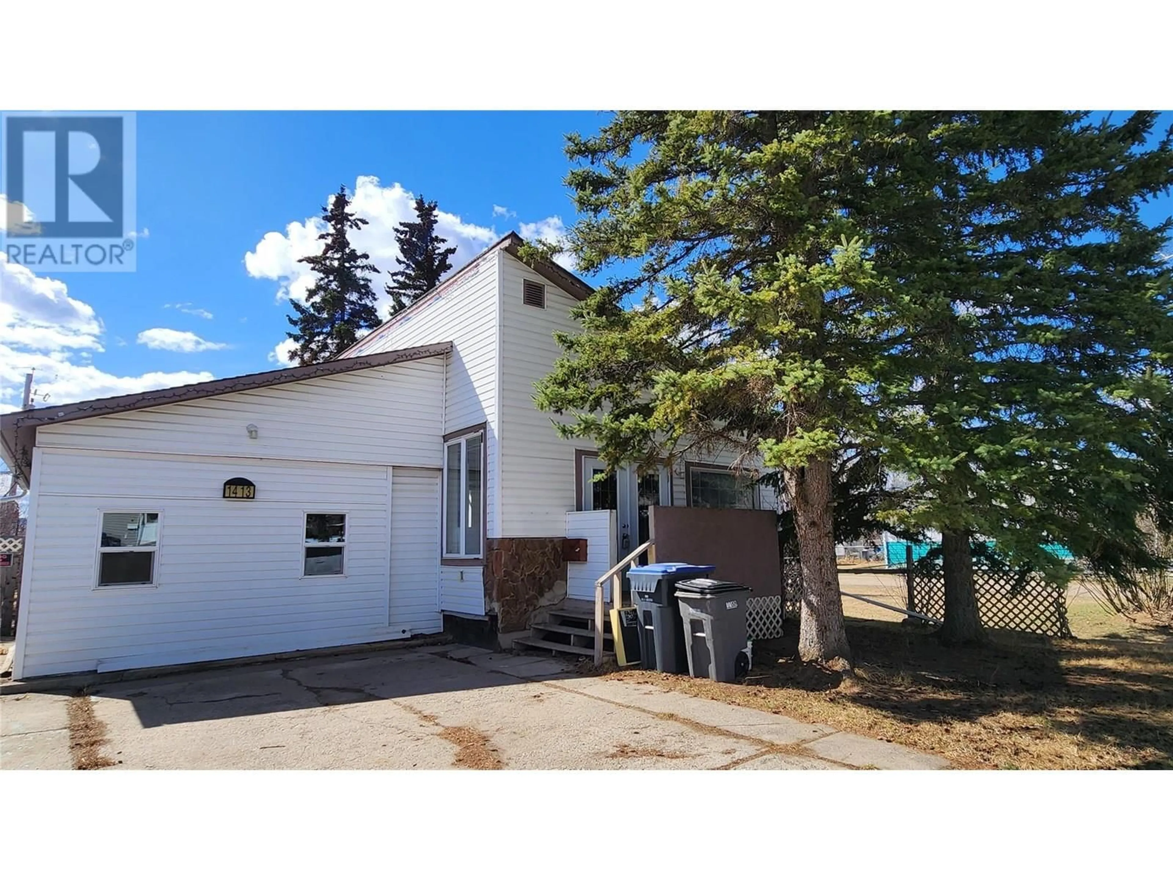 A pic from outside/outdoor area/front of a property/back of a property/a pic from drone, street for 1413 105 AVENUE, Dawson Creek British Columbia V1G2M3
