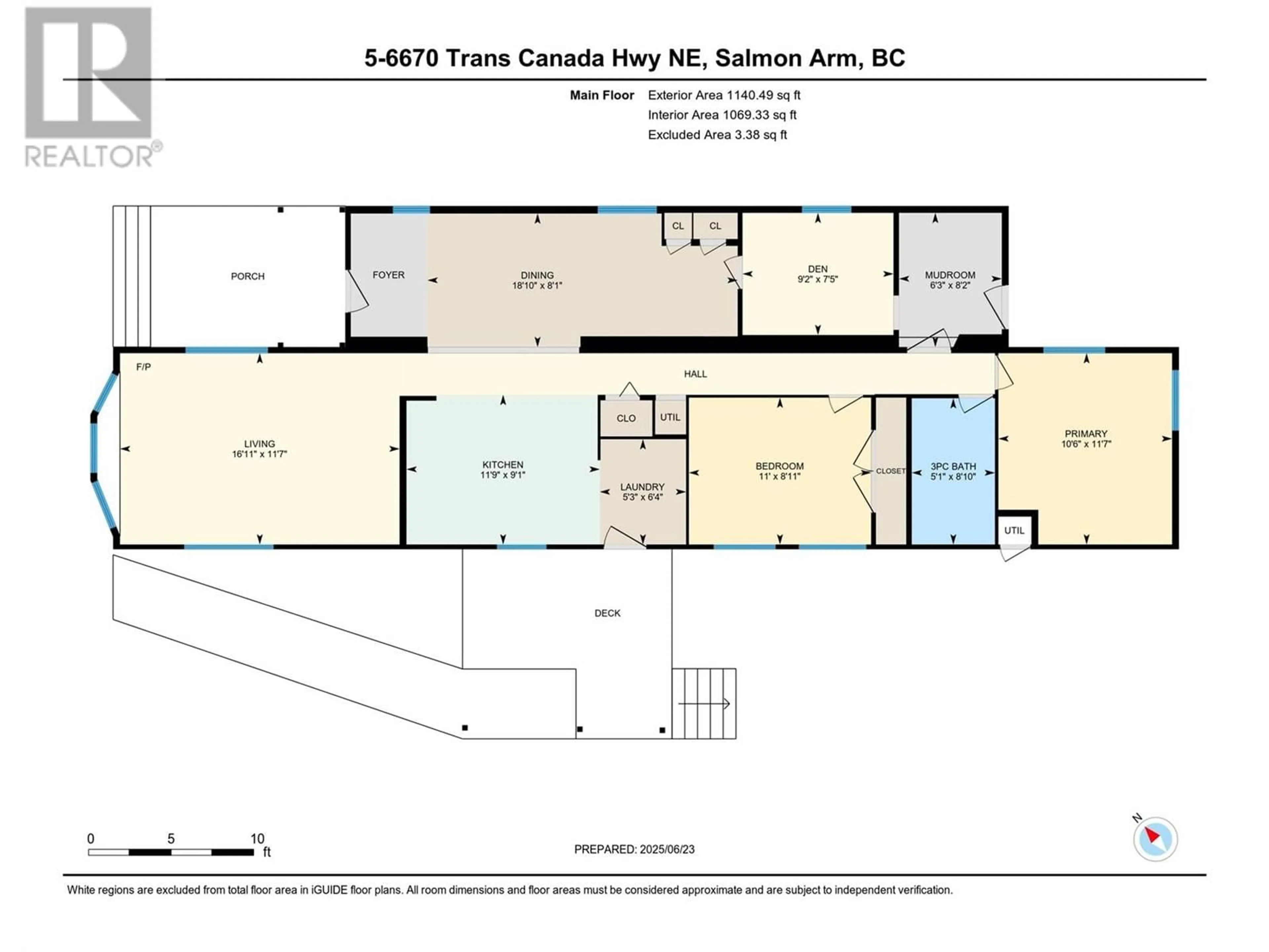 Floor plan for 5 - 6670 TRANS CANADA HIGHWAY NORTHEAST, Salmon Arm British Columbia V0E1K0