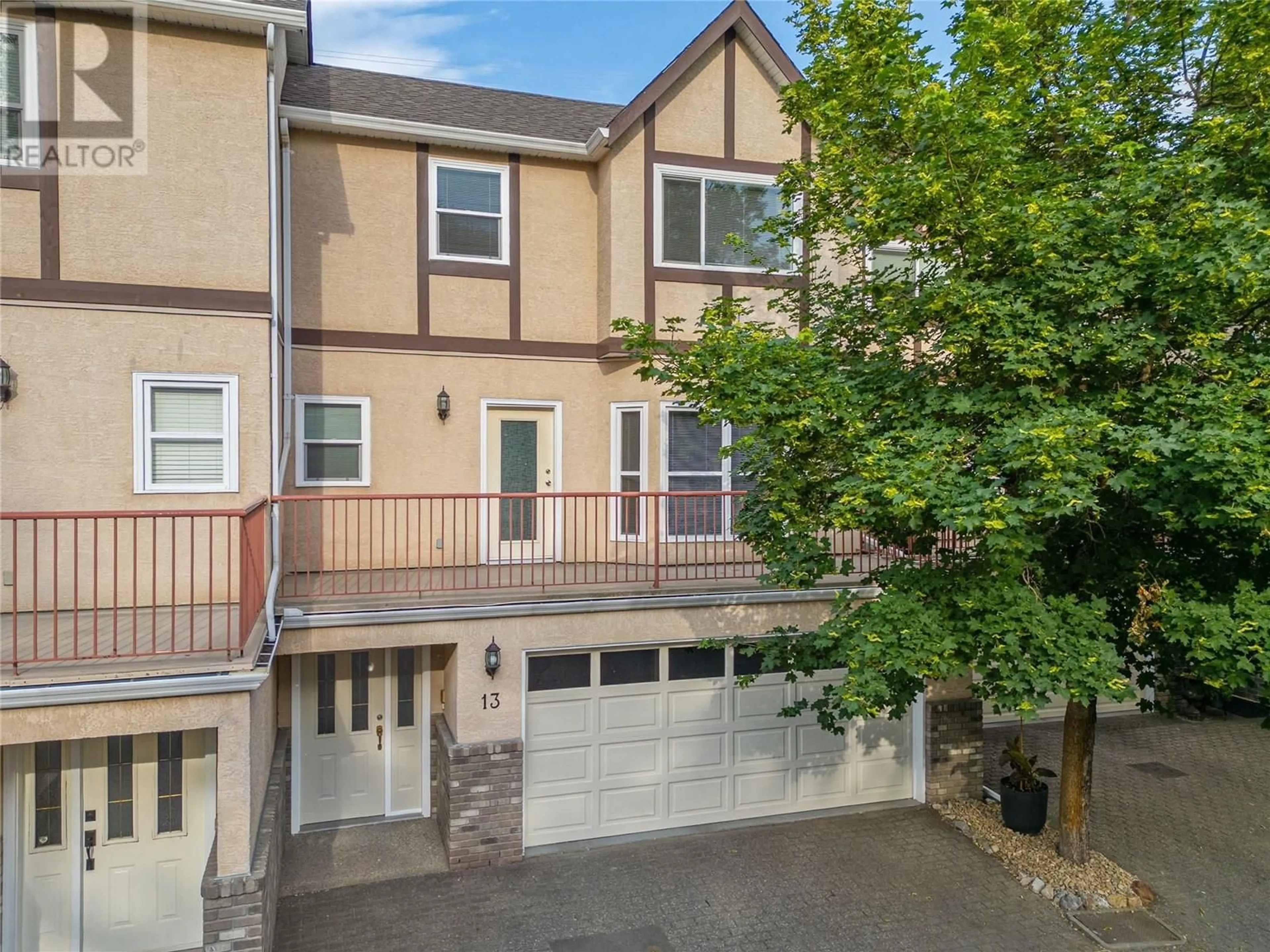 A pic from outside/outdoor area/front of a property/back of a property/a pic from drone, street for 13 - 401 BROWNE ROAD, Vernon British Columbia V1T7M2