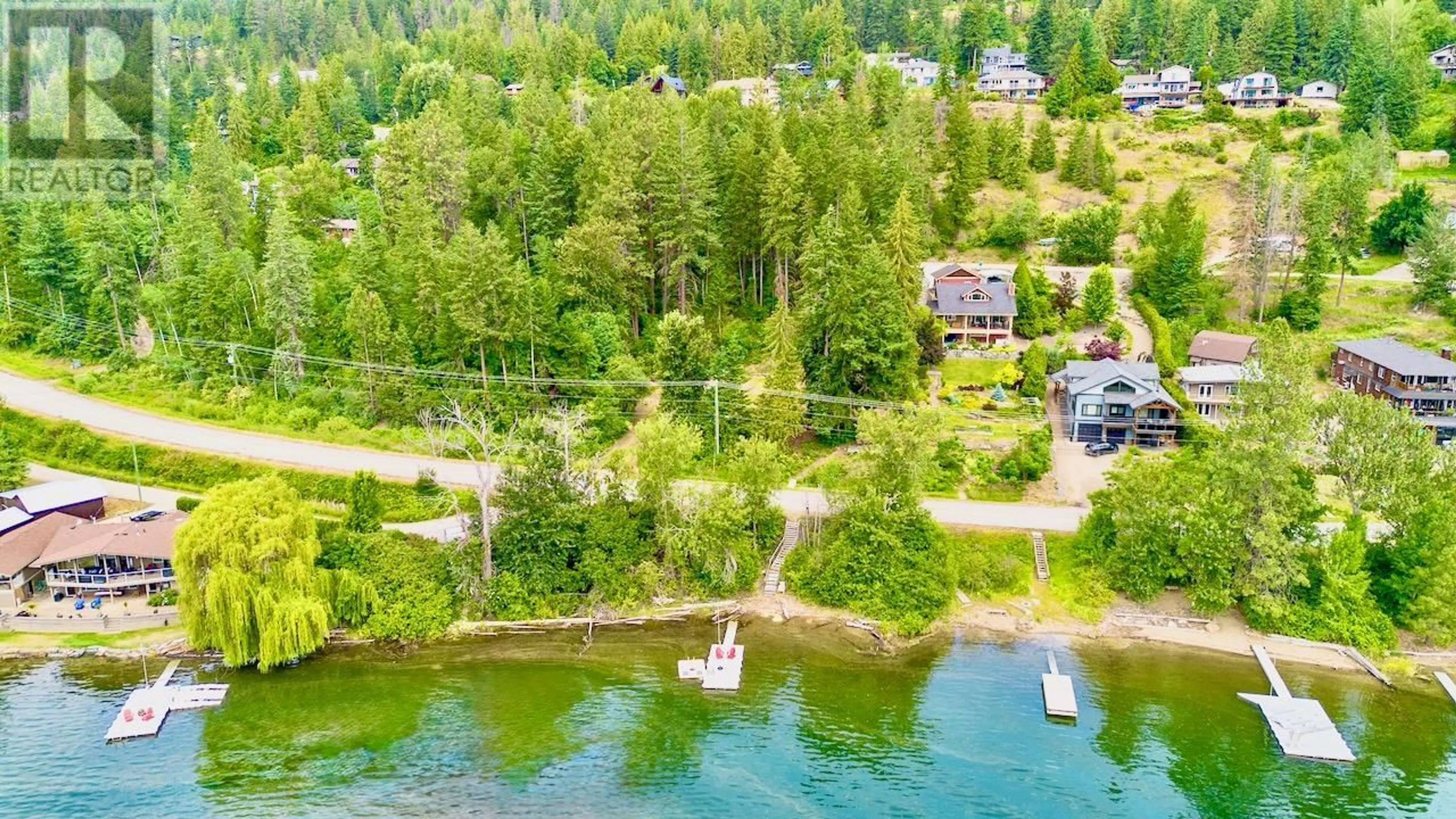 A pic from outside/outdoor area/front of a property/back of a property/a pic from drone, water/lake/river/ocean view for 2989 SQUILAX-ANGLEMONT ROAD, Lee Creek British Columbia V0E1M4