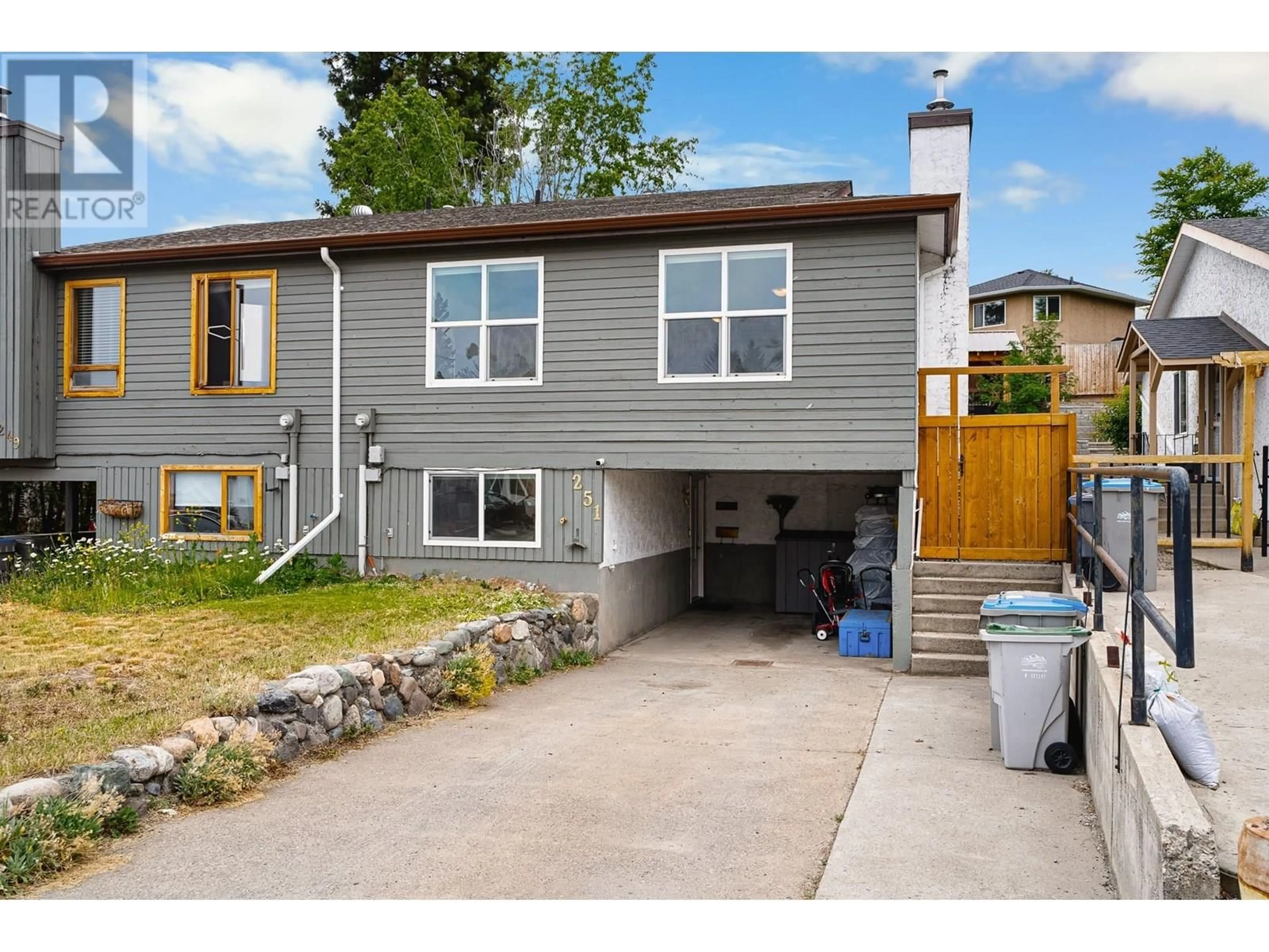 Home with vinyl exterior material, street for 251 HOLLYBURN DRIVE, Kamloops British Columbia V2E1Y9