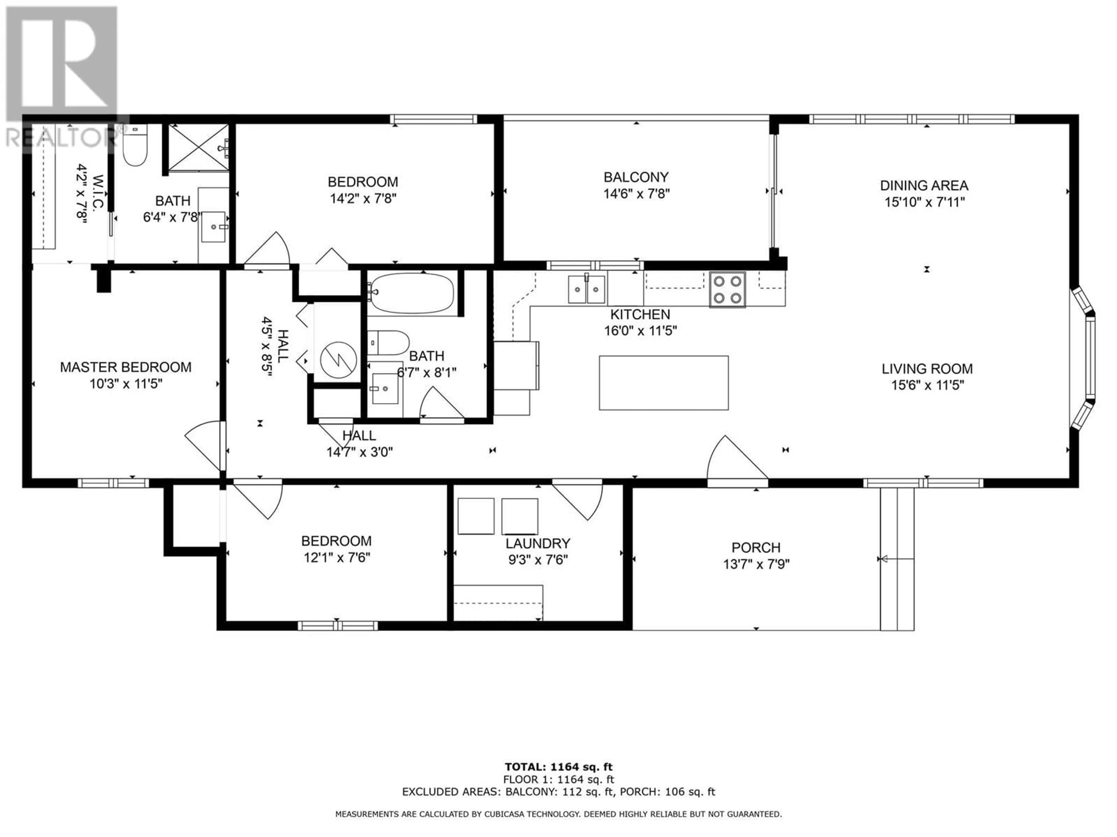 Floor plan for 102 - 1860 BOUCHERIE ROAD, Westbank British Columbia V4T2A3