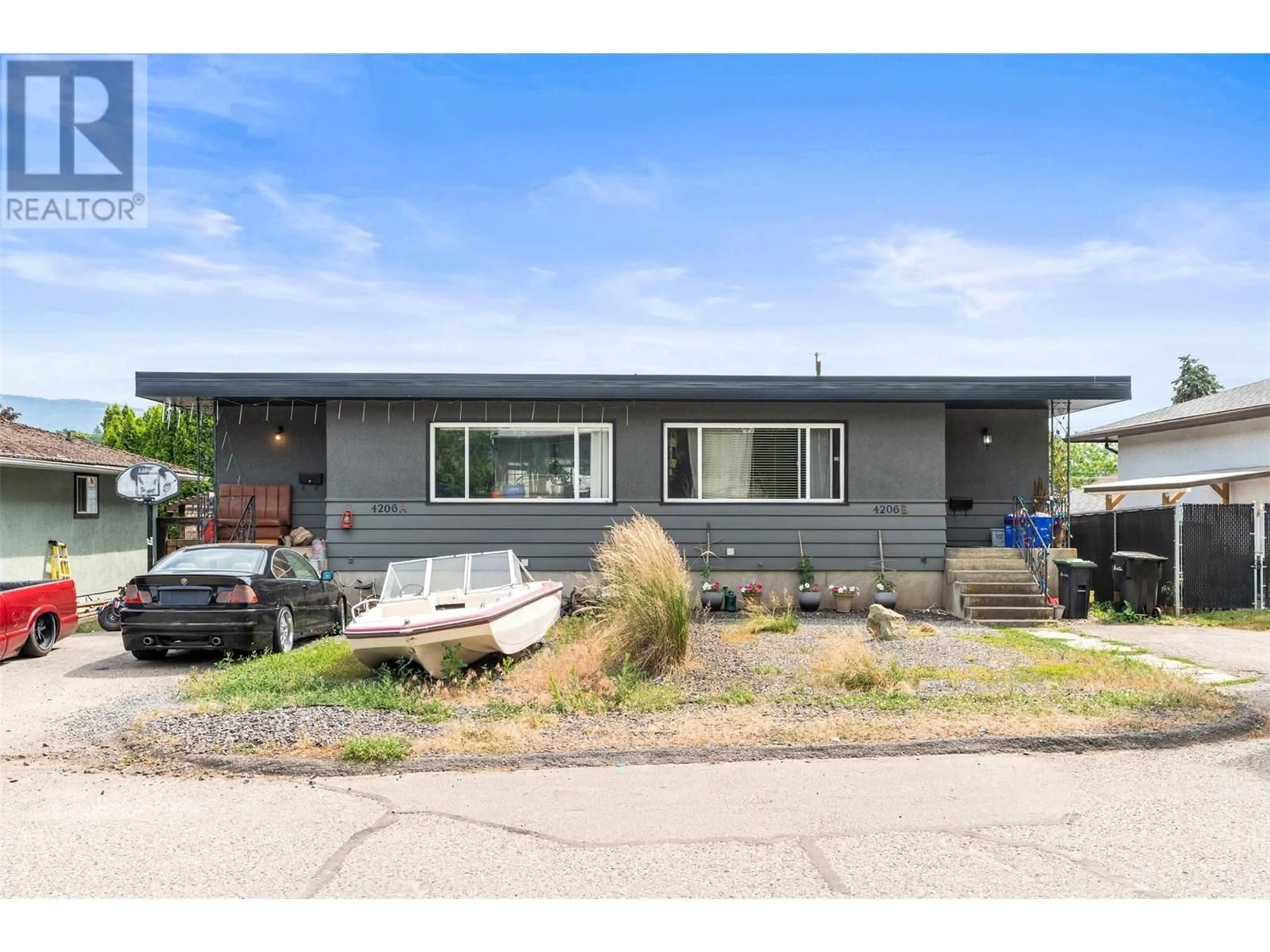 Home with vinyl exterior material, unknown for 4206 28 AVENUE, Vernon British Columbia V1T7J8