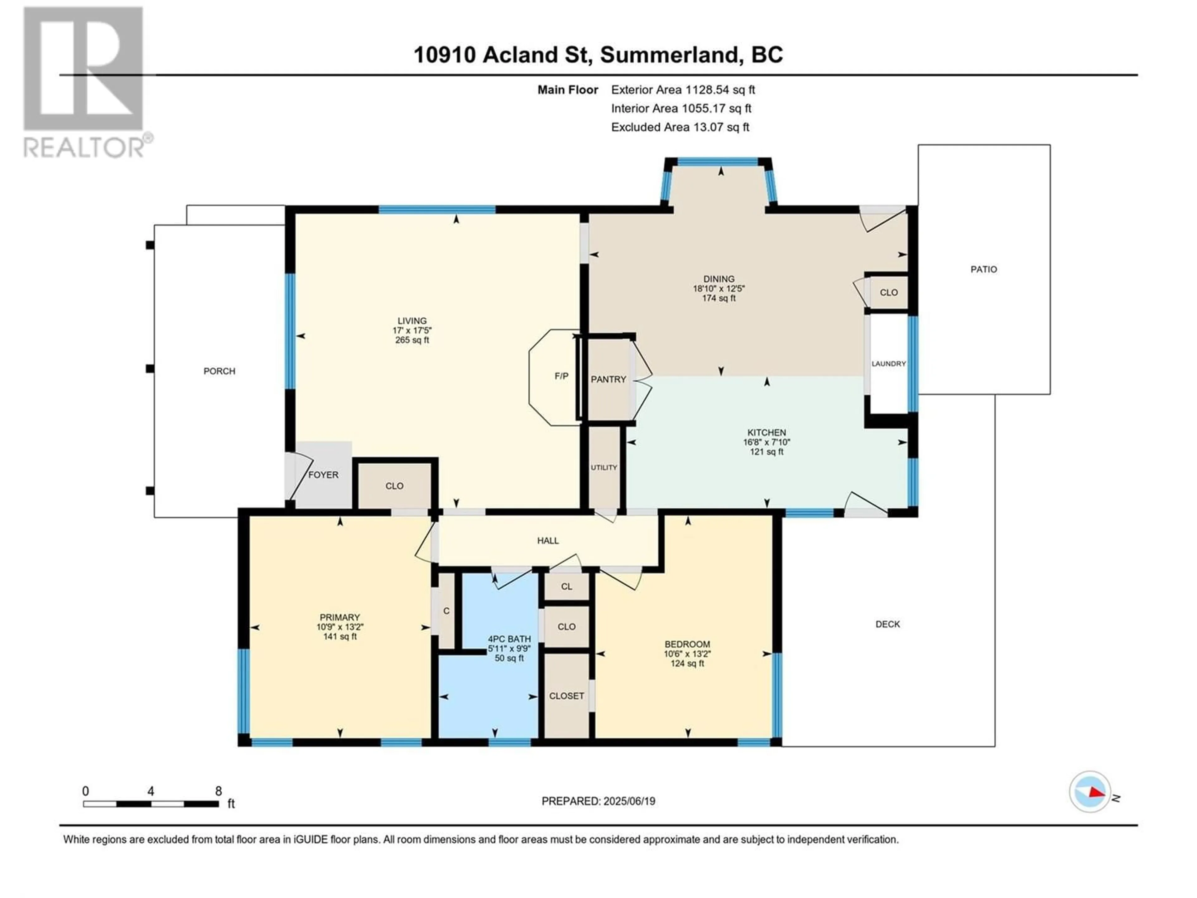 Floor plan for 10910 ACLAND STREET, Summerland British Columbia V0H1Z0