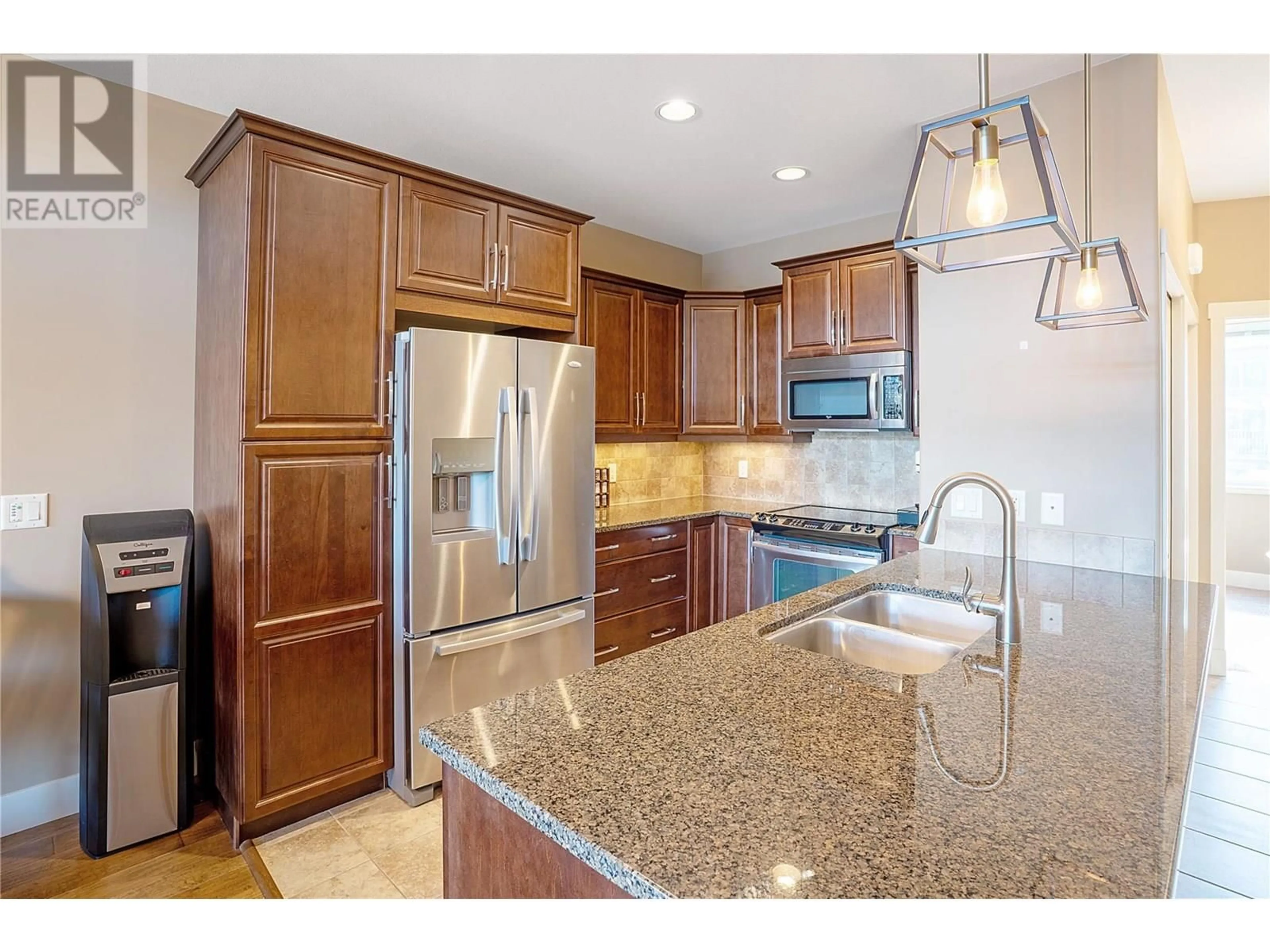 Open concept kitchen, ceramic/tile floor for 14 - 3359 COUGAR ROAD, West Kelowna British Columbia V4T3G1