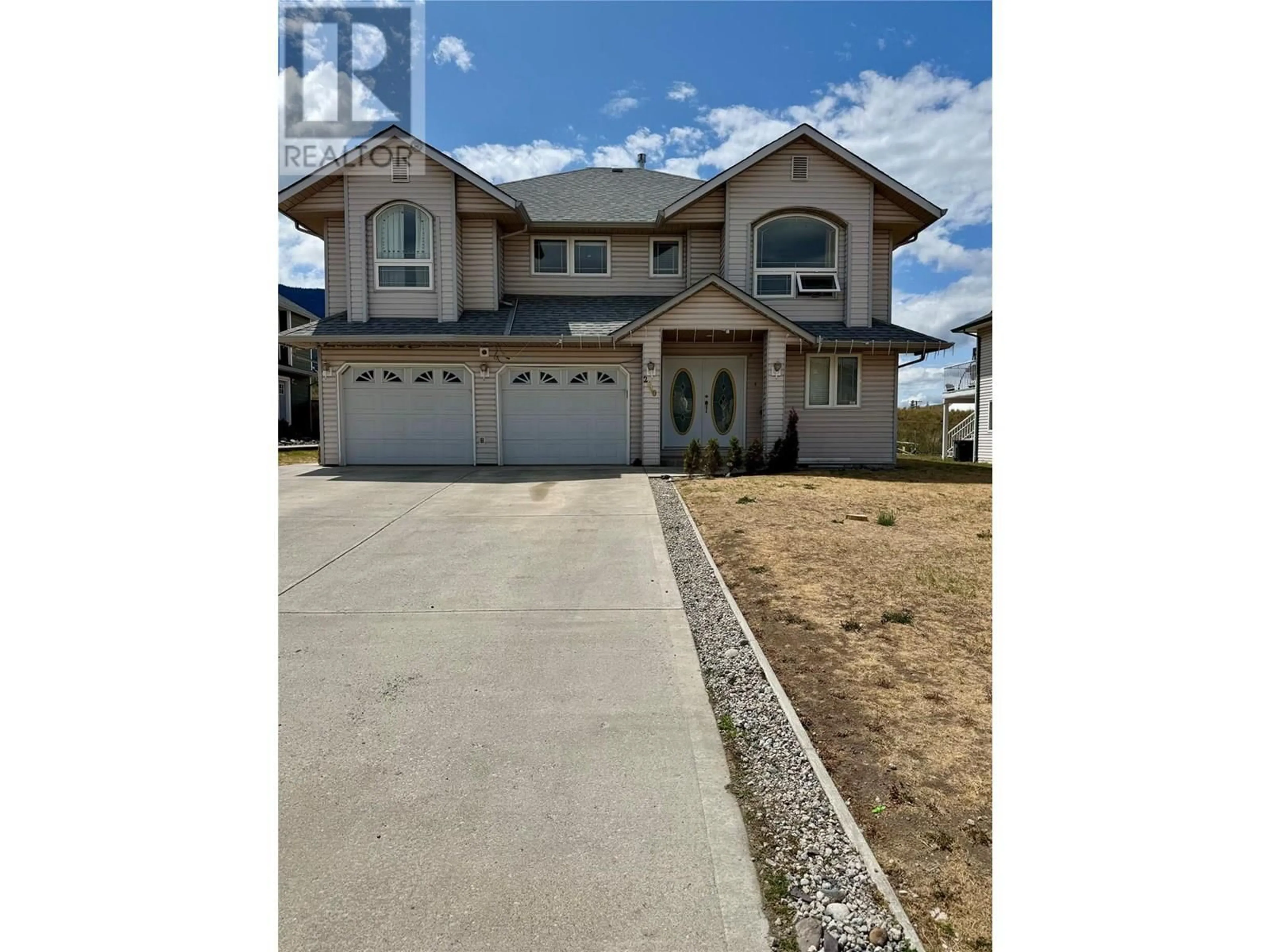 Home with vinyl exterior material, street for 2940 MCLEAN PLACE, Merritt British Columbia V1K1G4
