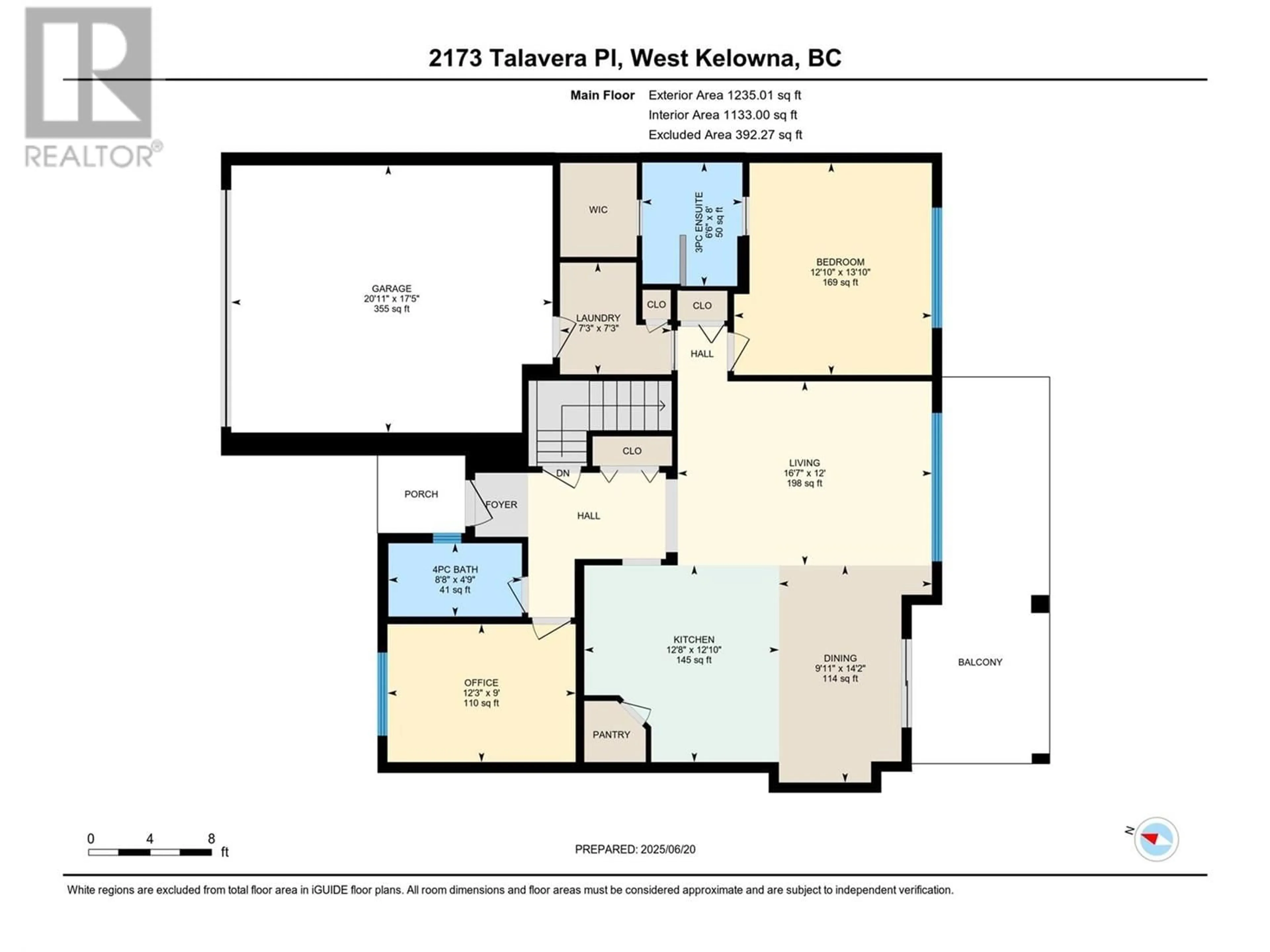Floor plan for 2173 TALAVERA PLACE, West Kelowna British Columbia V4T3L4