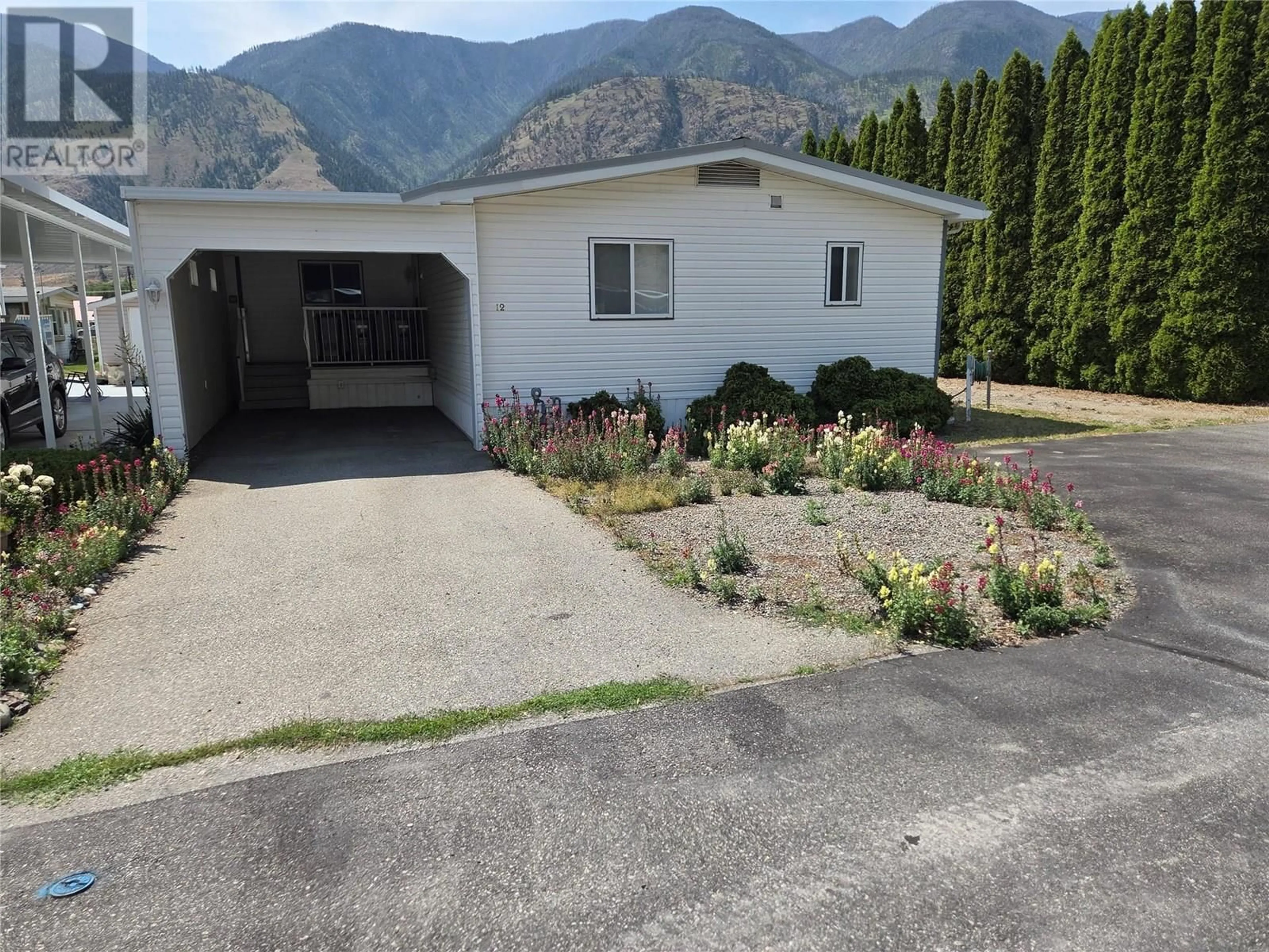 A pic from outside/outdoor area/front of a property/back of a property/a pic from drone, mountain view for 12 - 622 KEREMEOS BYPASS ROAD, Keremeos British Columbia V0X1N1