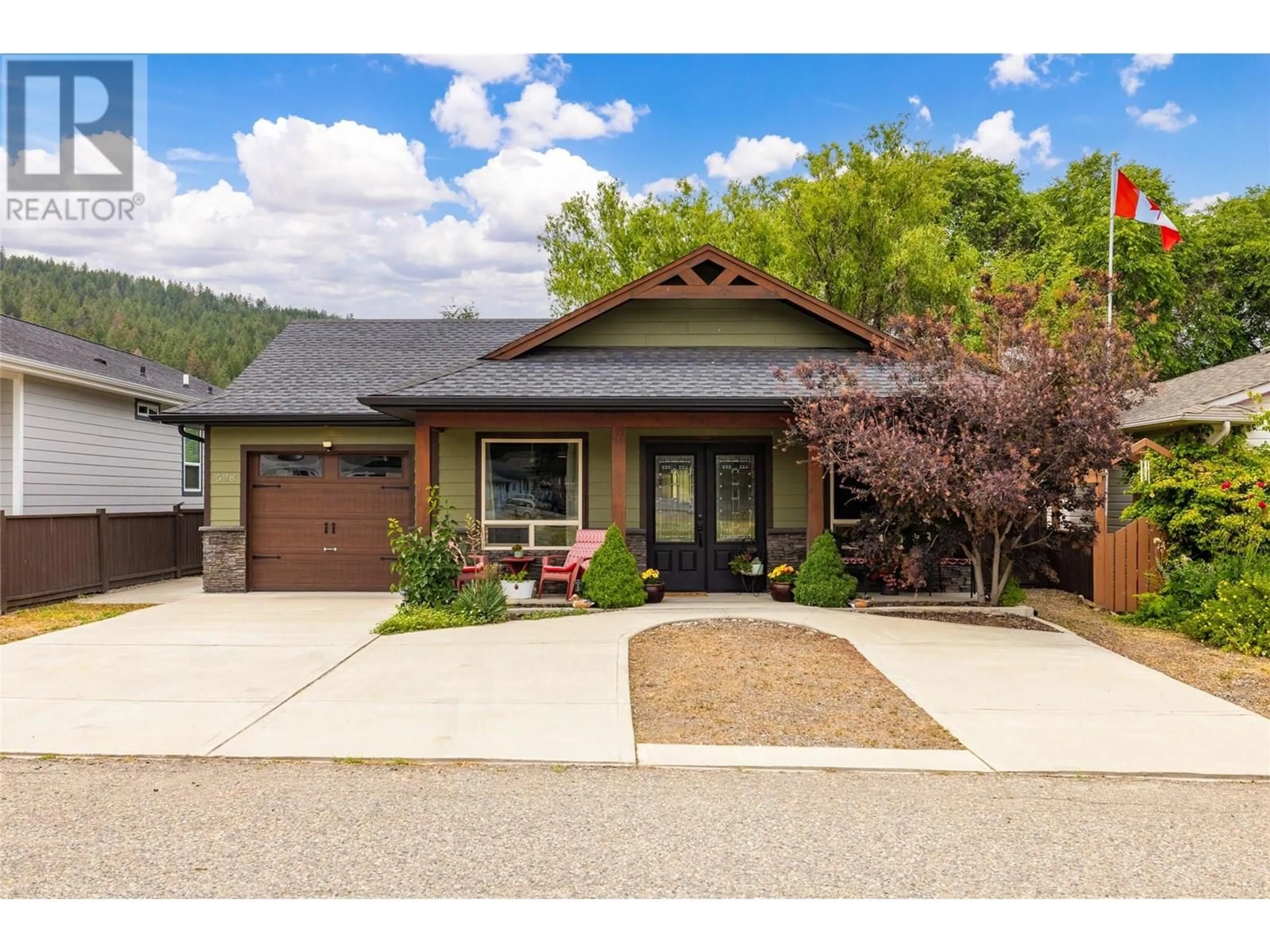 Home with brick exterior material, street for 538 LOON AVENUE, Vernon British Columbia V1H2A1