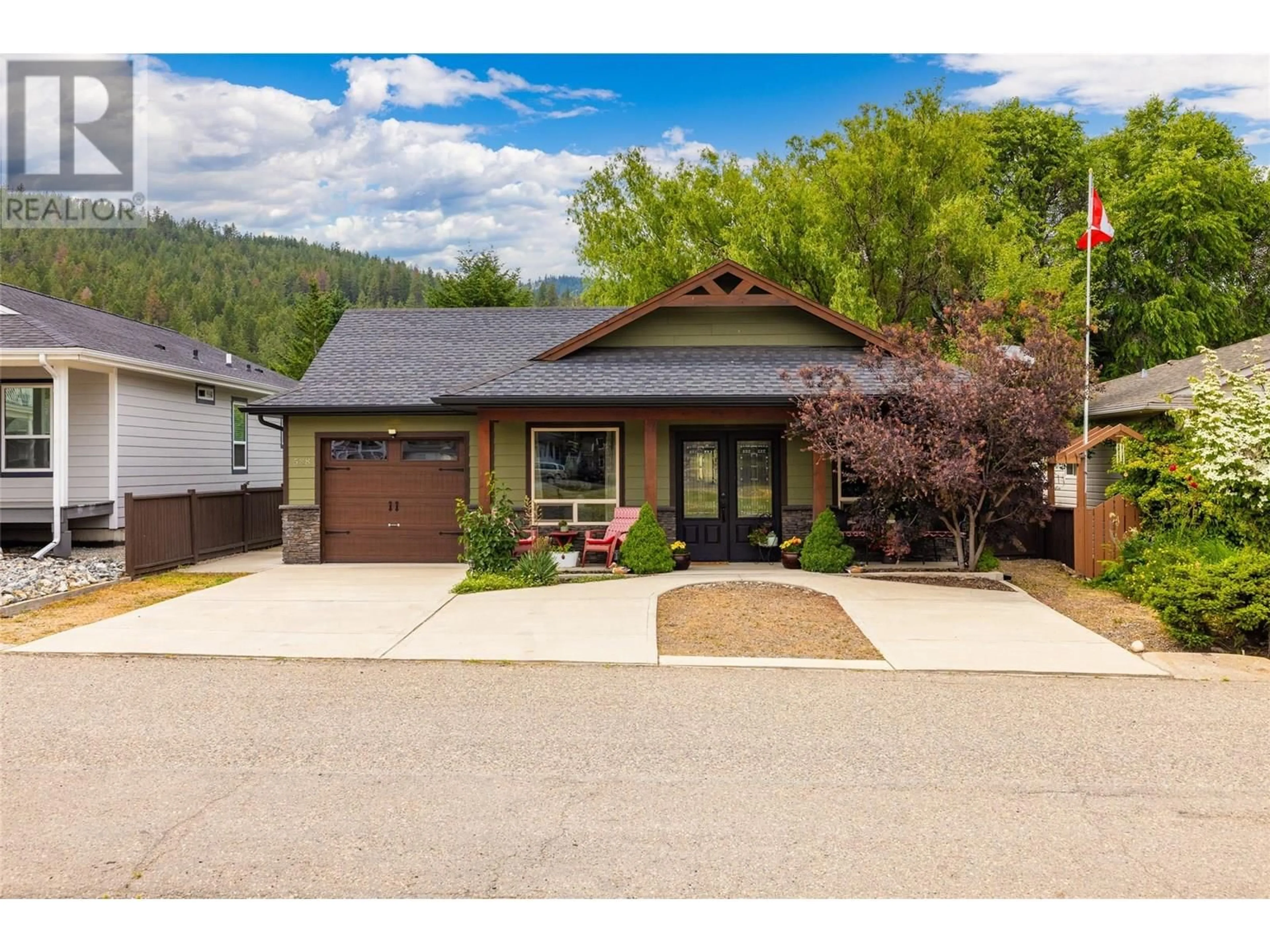 Home with brick exterior material, street for 538 LOON AVENUE, Vernon British Columbia V1H2A1