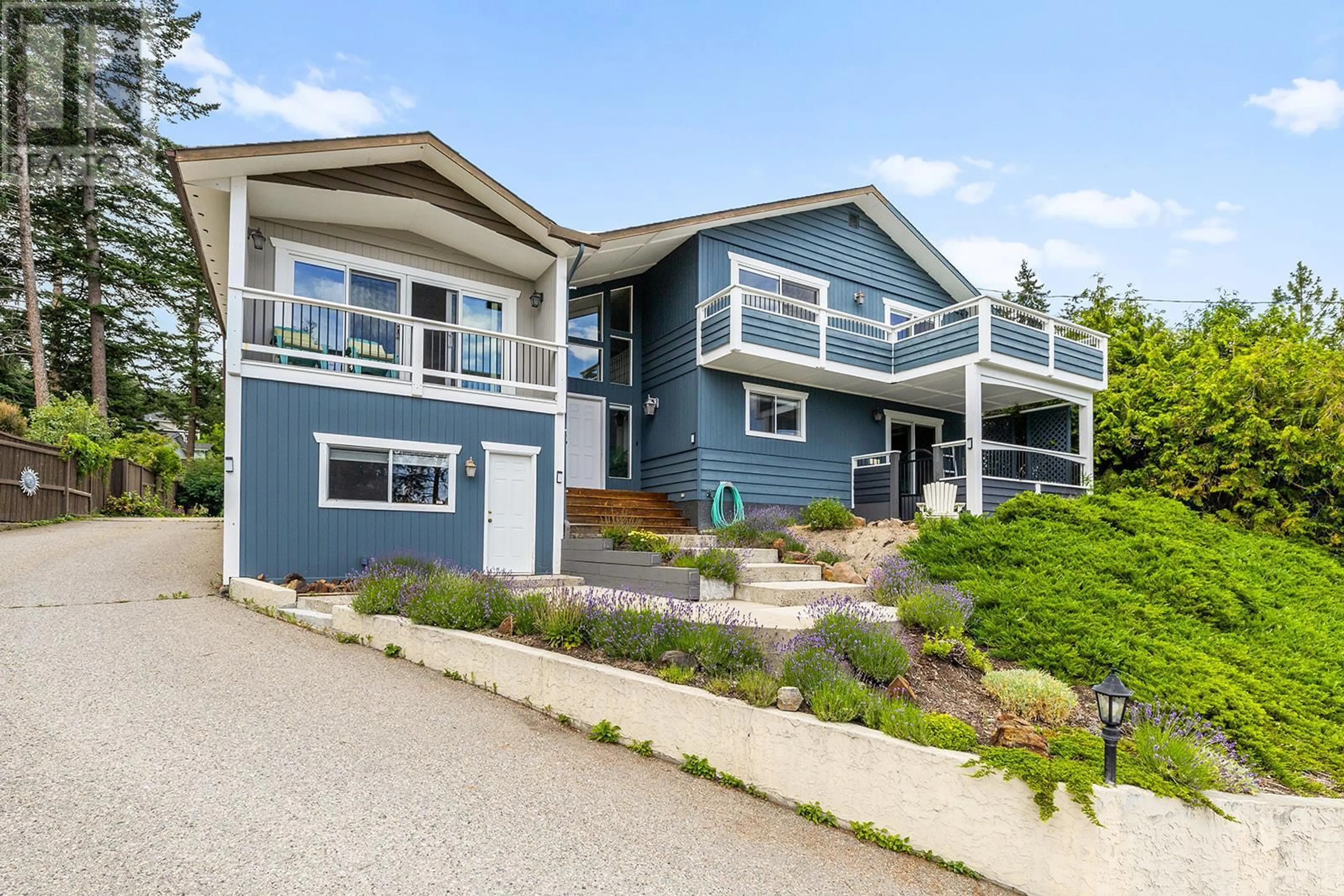 Home with vinyl exterior material, water/lake/river/ocean view for 3488 MCIVER ROAD, West Kelowna British Columbia V4T1H8
