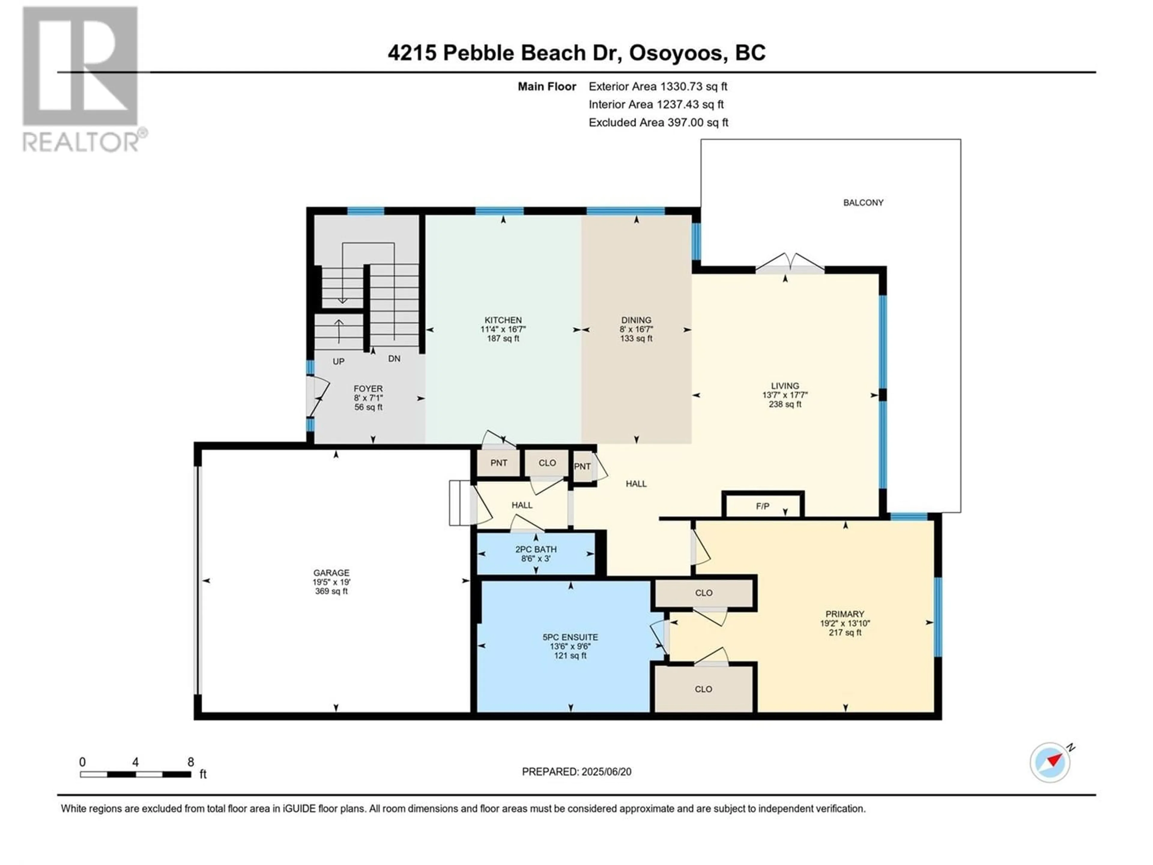 Floor plan for 4215 PEBBLE BEACH DRIVE, Osoyoos British Columbia V0H1V3