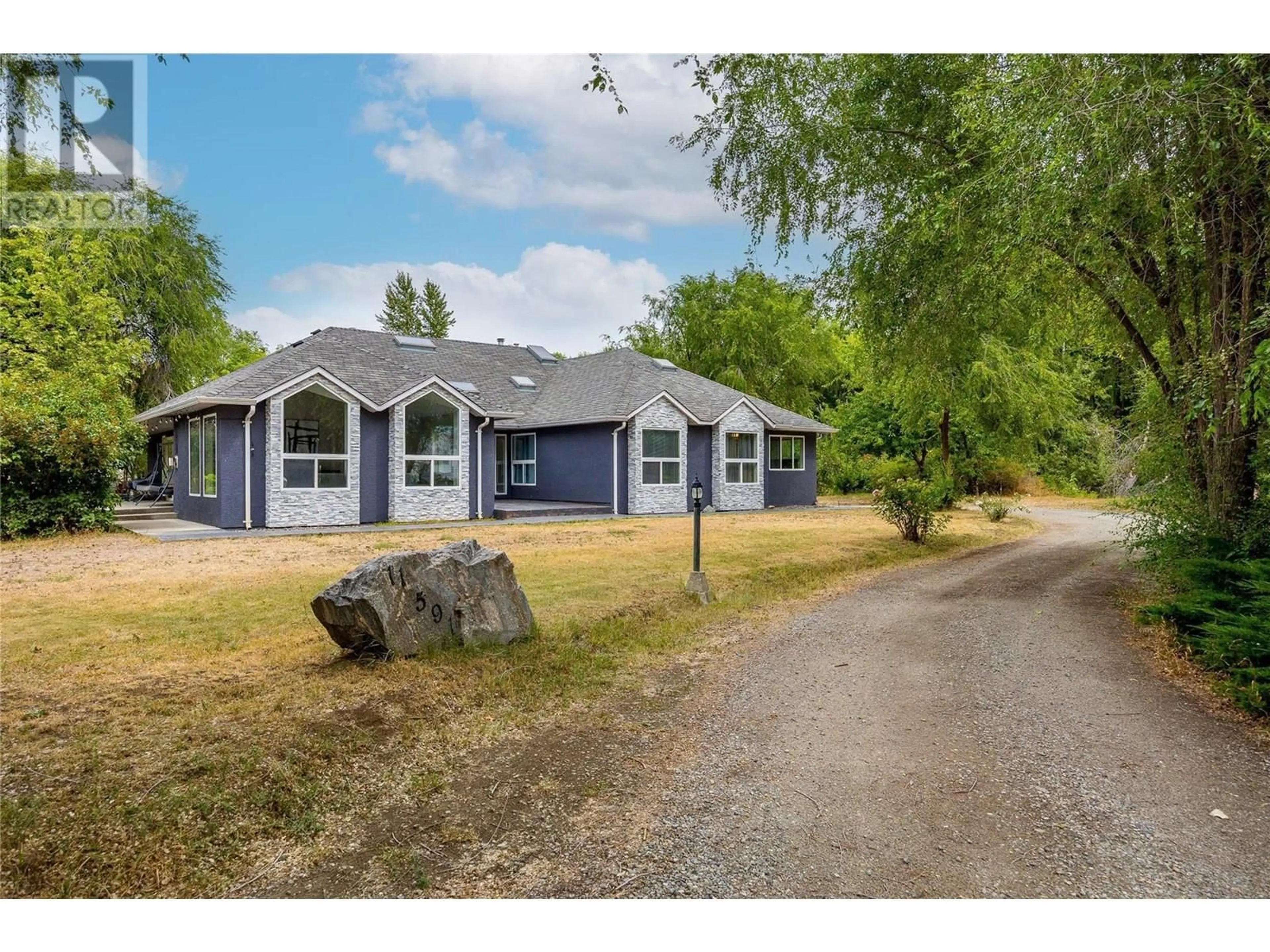 A pic from outside/outdoor area/front of a property/back of a property/a pic from drone, street for 11591 TURTLE BAY COURT, Lake Country British Columbia V4V1X9