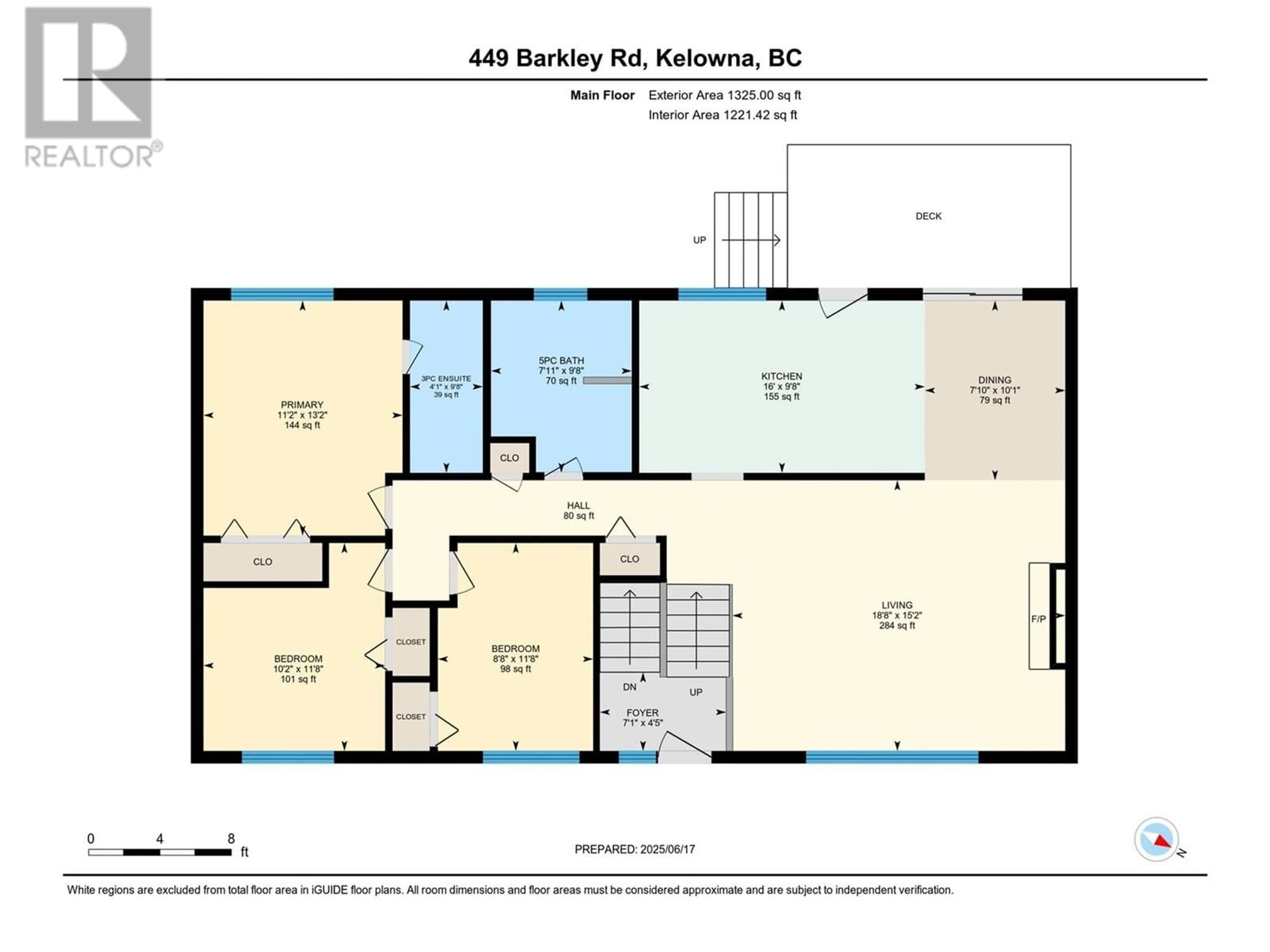 Floor plan for 449 BARKLEY ROAD, Kelowna British Columbia V1W1E4