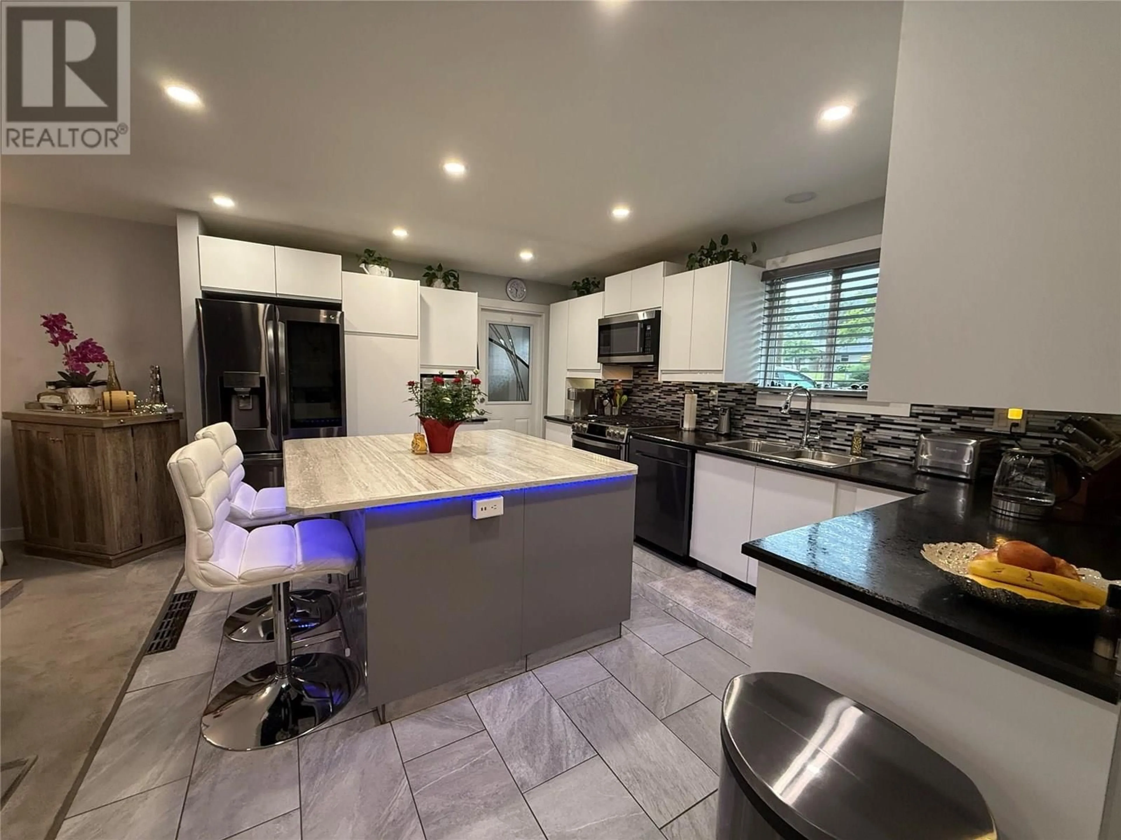 Open concept kitchen, ceramic/tile floor for 5344 BOGETTI PLACE, Kamloops British Columbia V2C6B2