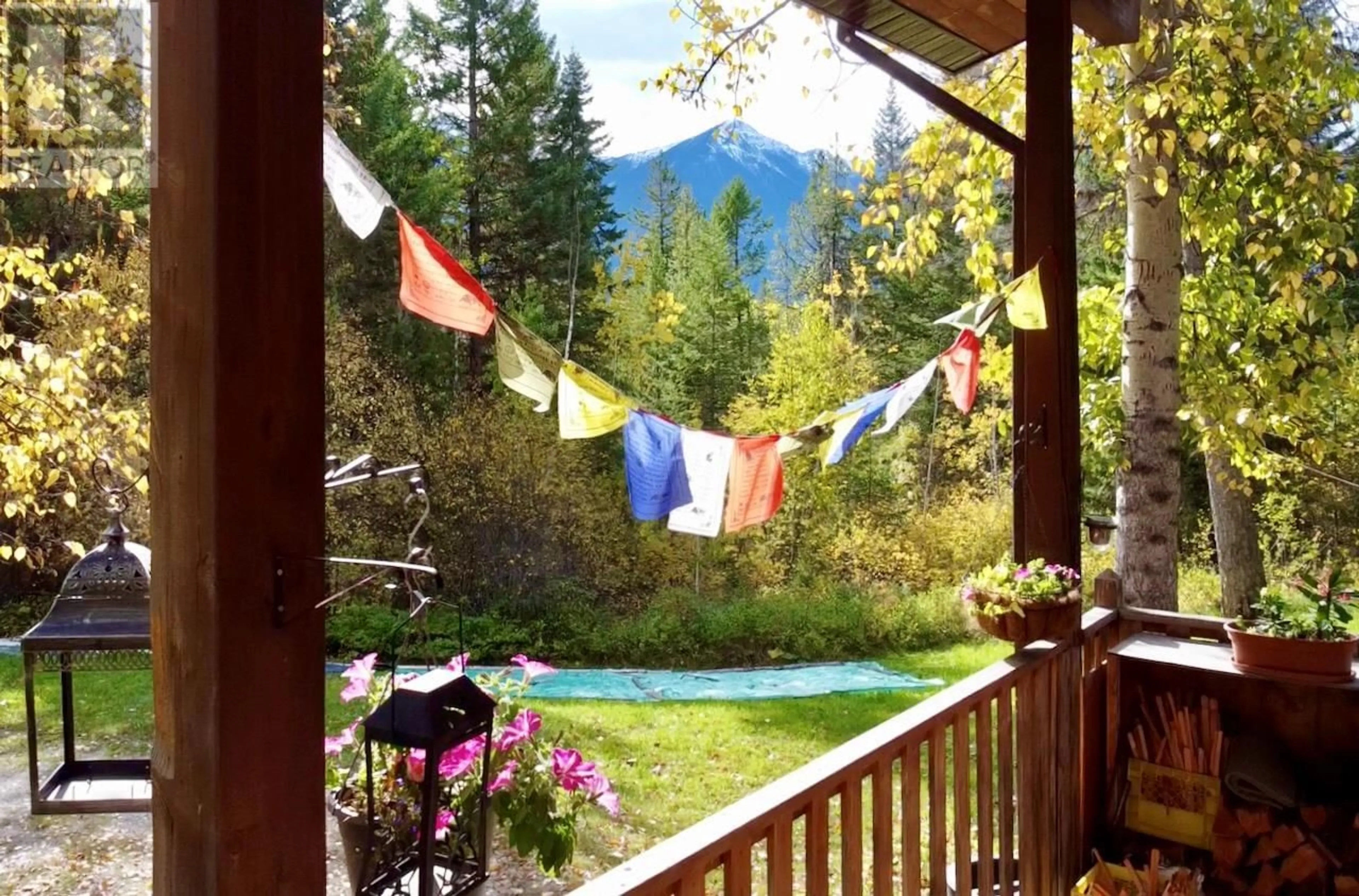 Patio, mountain view for 1599 CAMPBELL ROAD, Golden British Columbia V0A1H0