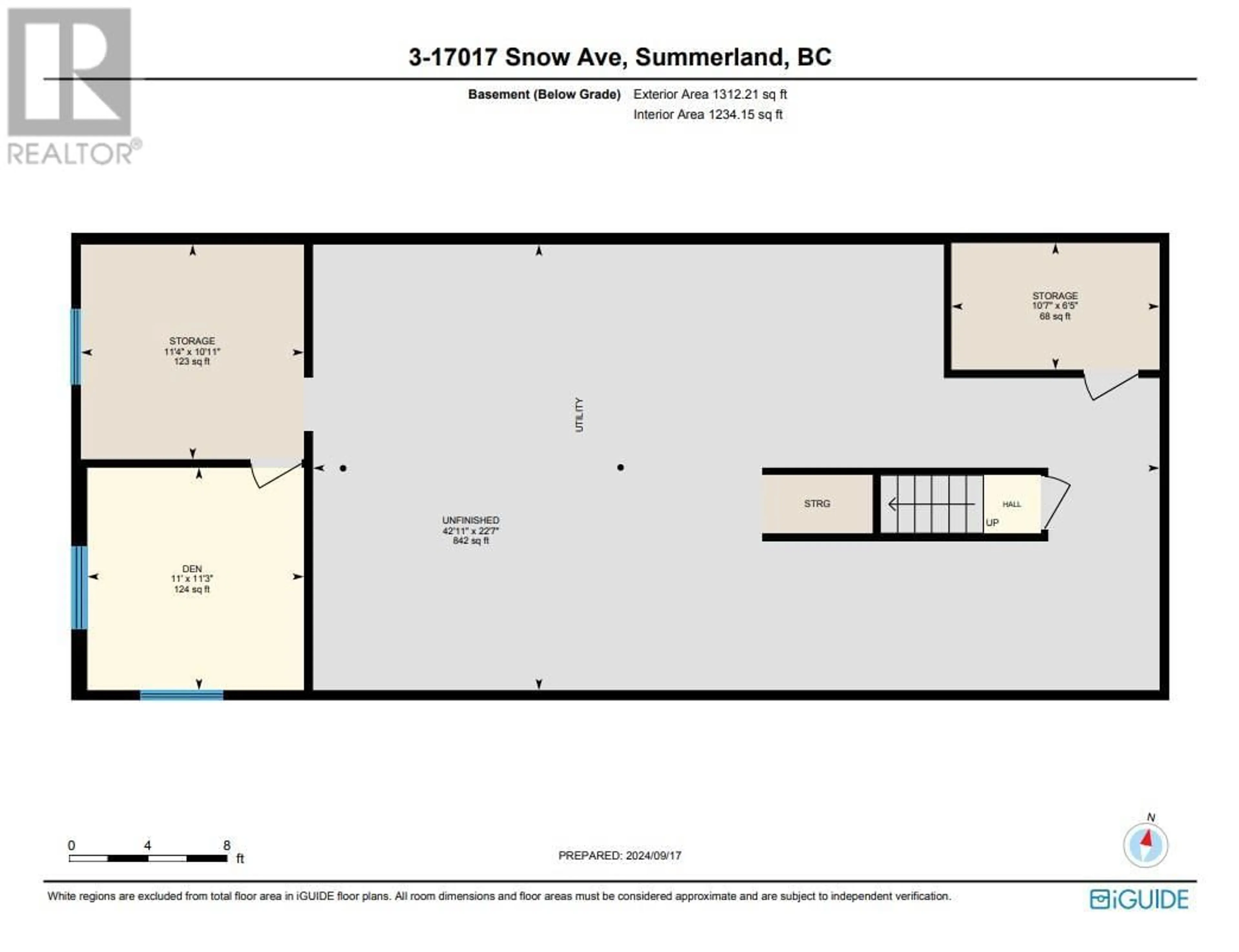 Floor plan for 3 - 17017 SNOW AVENUE, Summerland British Columbia V0H1Z6