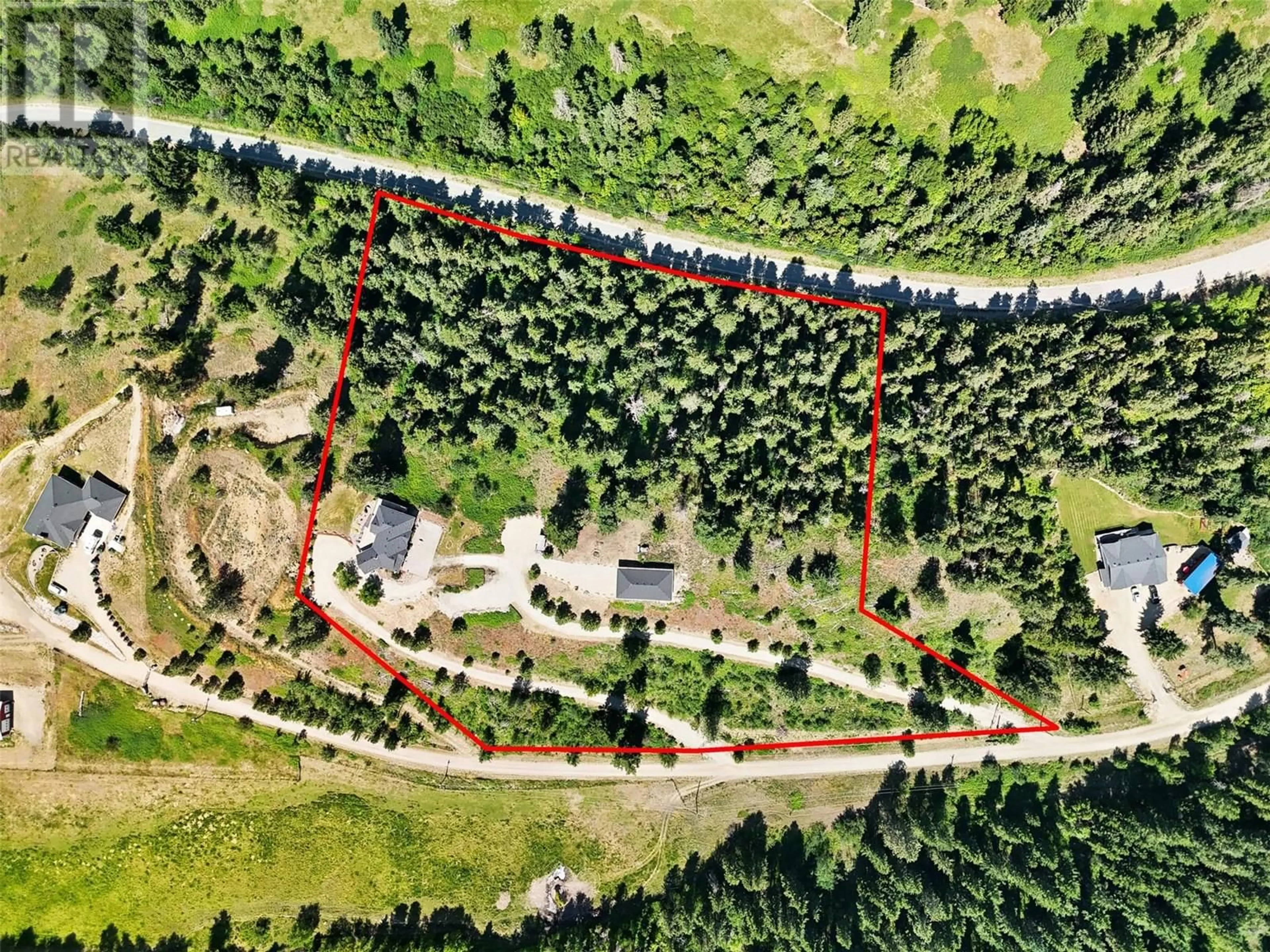 A pic from outside/outdoor area/front of a property/back of a property/a pic from drone, forest/trees view for 365 RIVERWIND DRIVE, Chase British Columbia V0E1M1