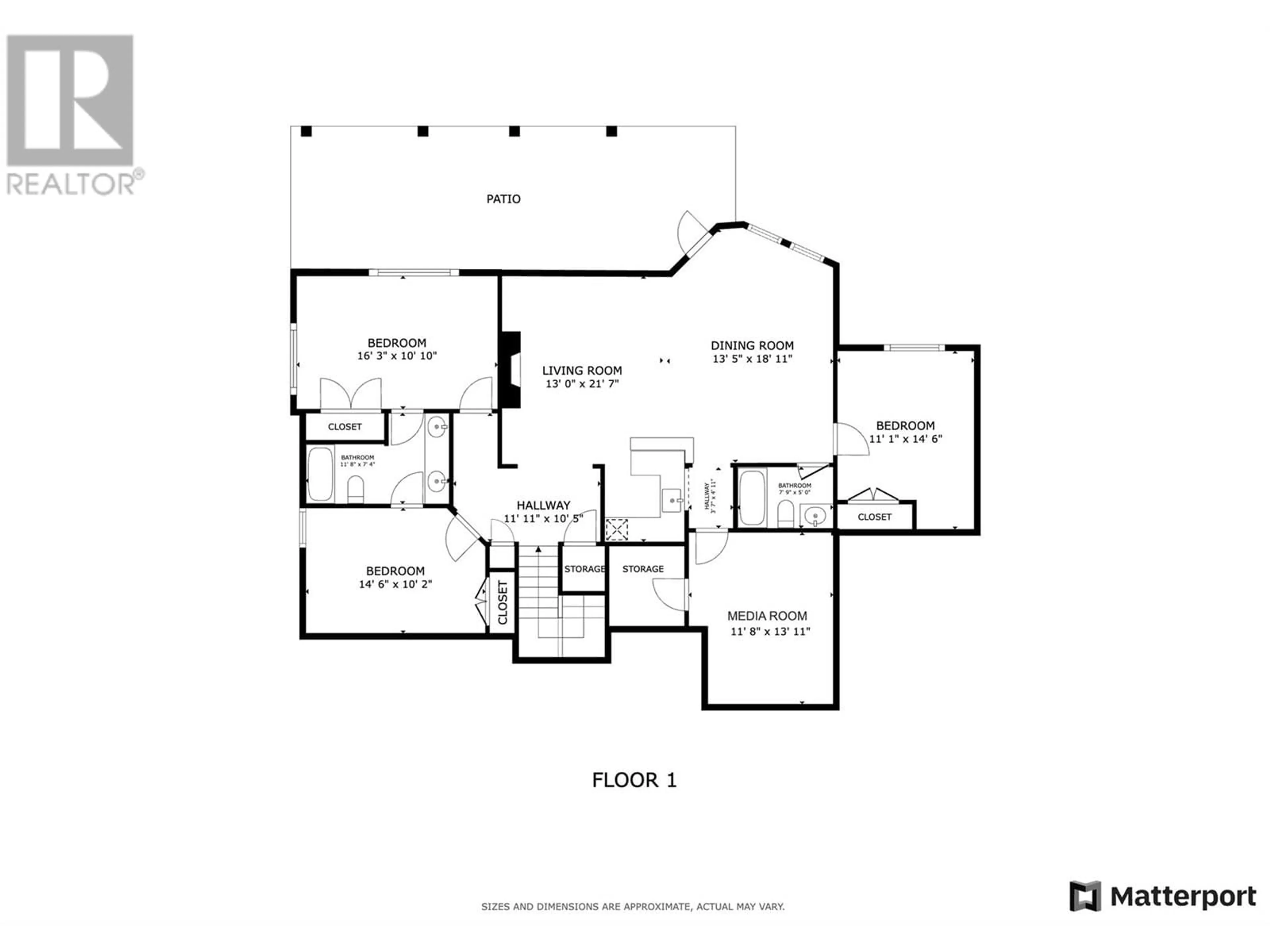 Floor plan for 1830 BIRKDALE AVENUE, Kelowna British Columbia V1P1R7