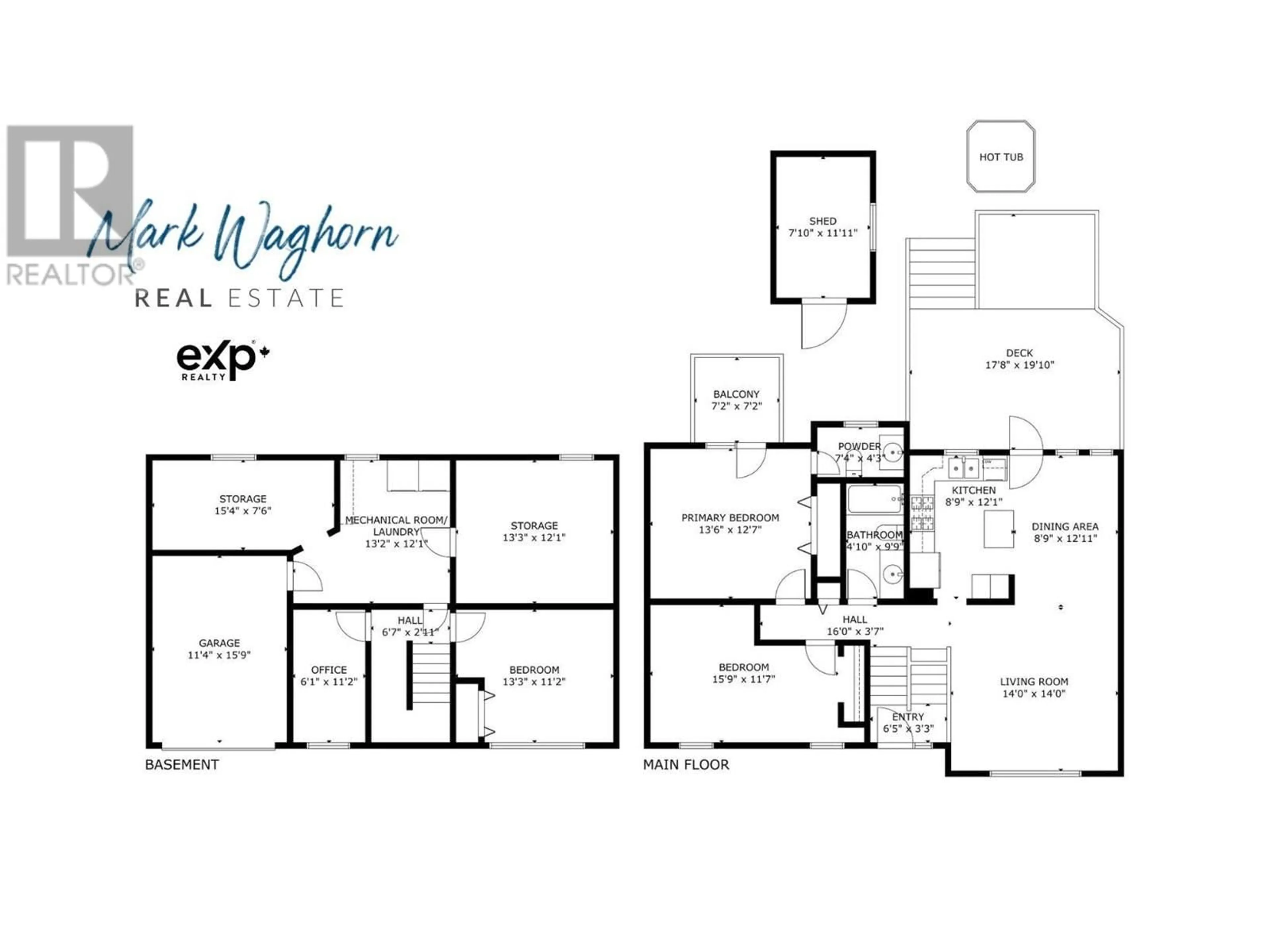 Floor plan for 1777 BIGHORN ROAD, Vernon British Columbia V1T8X4