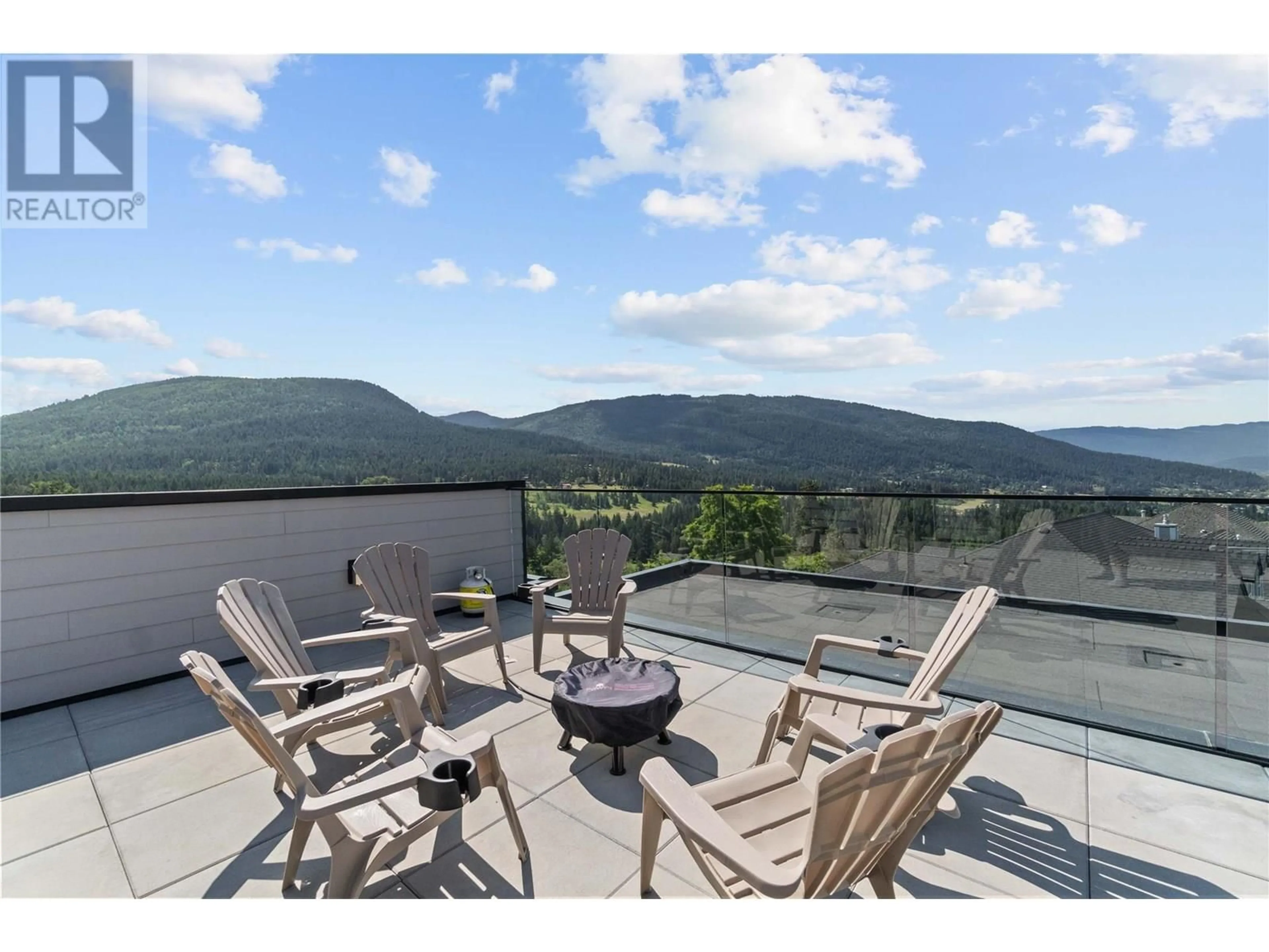 Patio, mountain view for 140 WHITEFISH ROAD, Vernon British Columbia V1B3M5