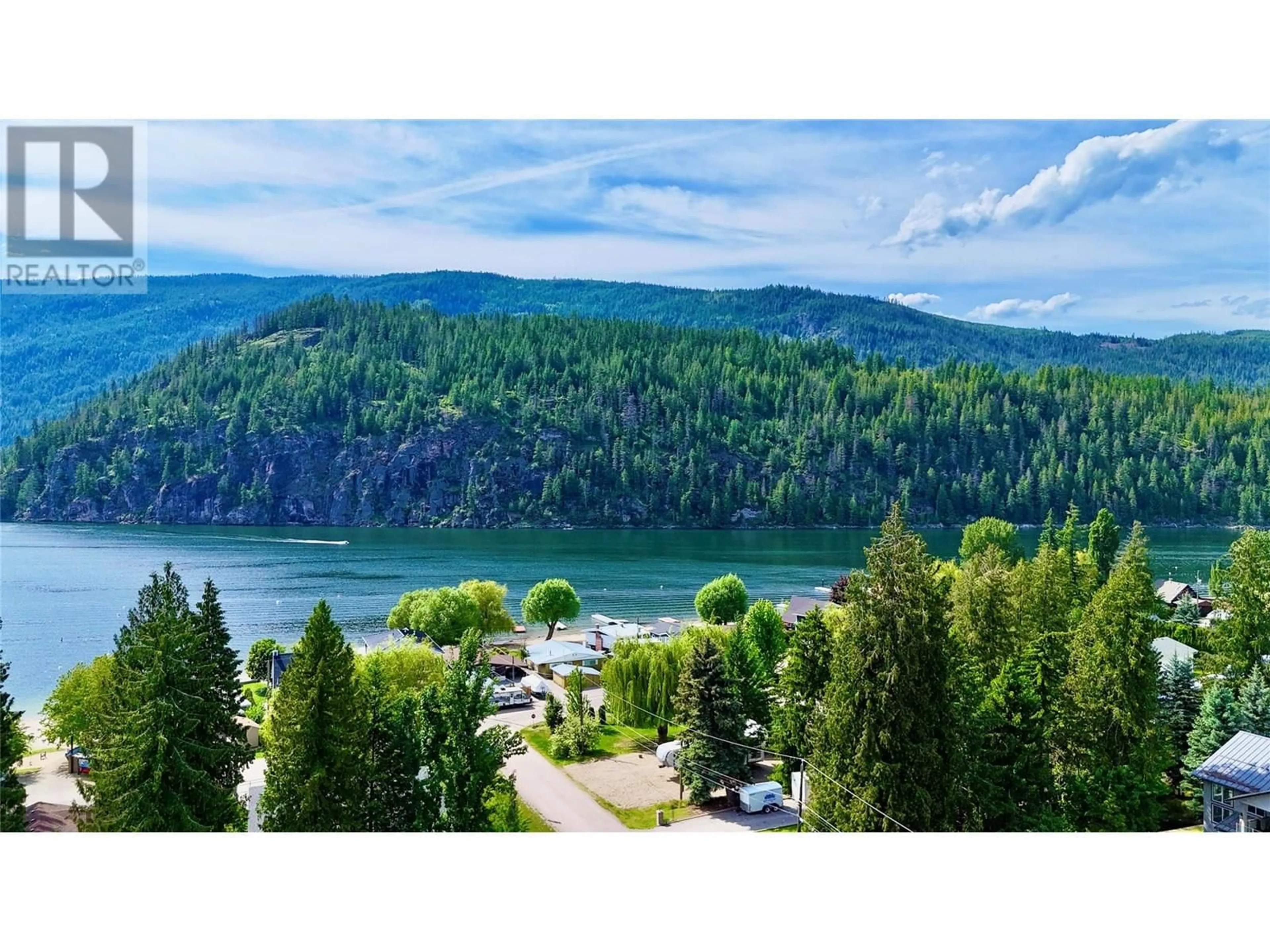 A pic from outside/outdoor area/front of a property/back of a property/a pic from drone, water/lake/river/ocean view for 8936 SWANSHORE ROAD, Swansea Point British Columbia V0E2K2