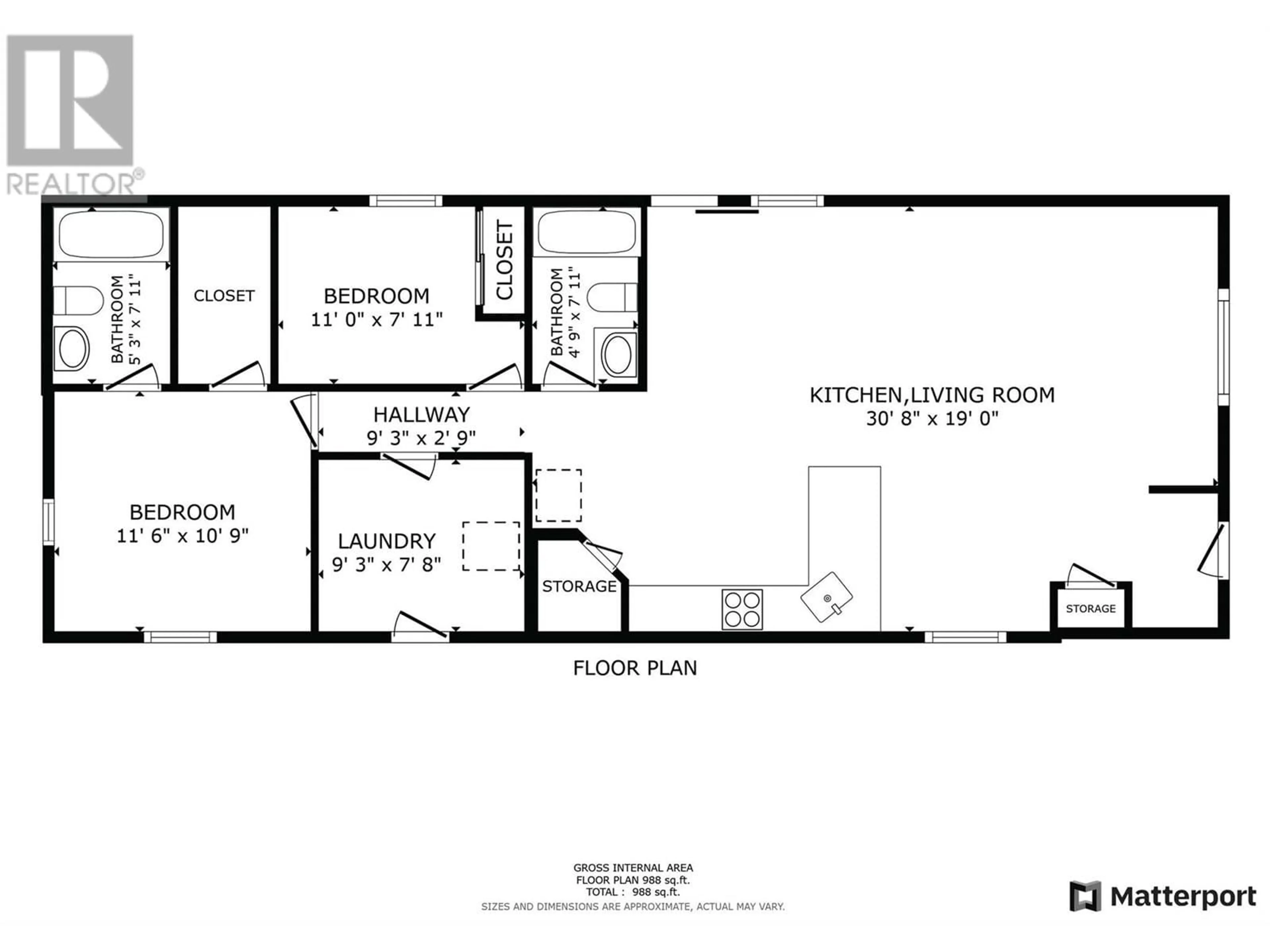 Floor plan for 6996 95 HIGHWAY, Kingsgate British Columbia V0B1V1