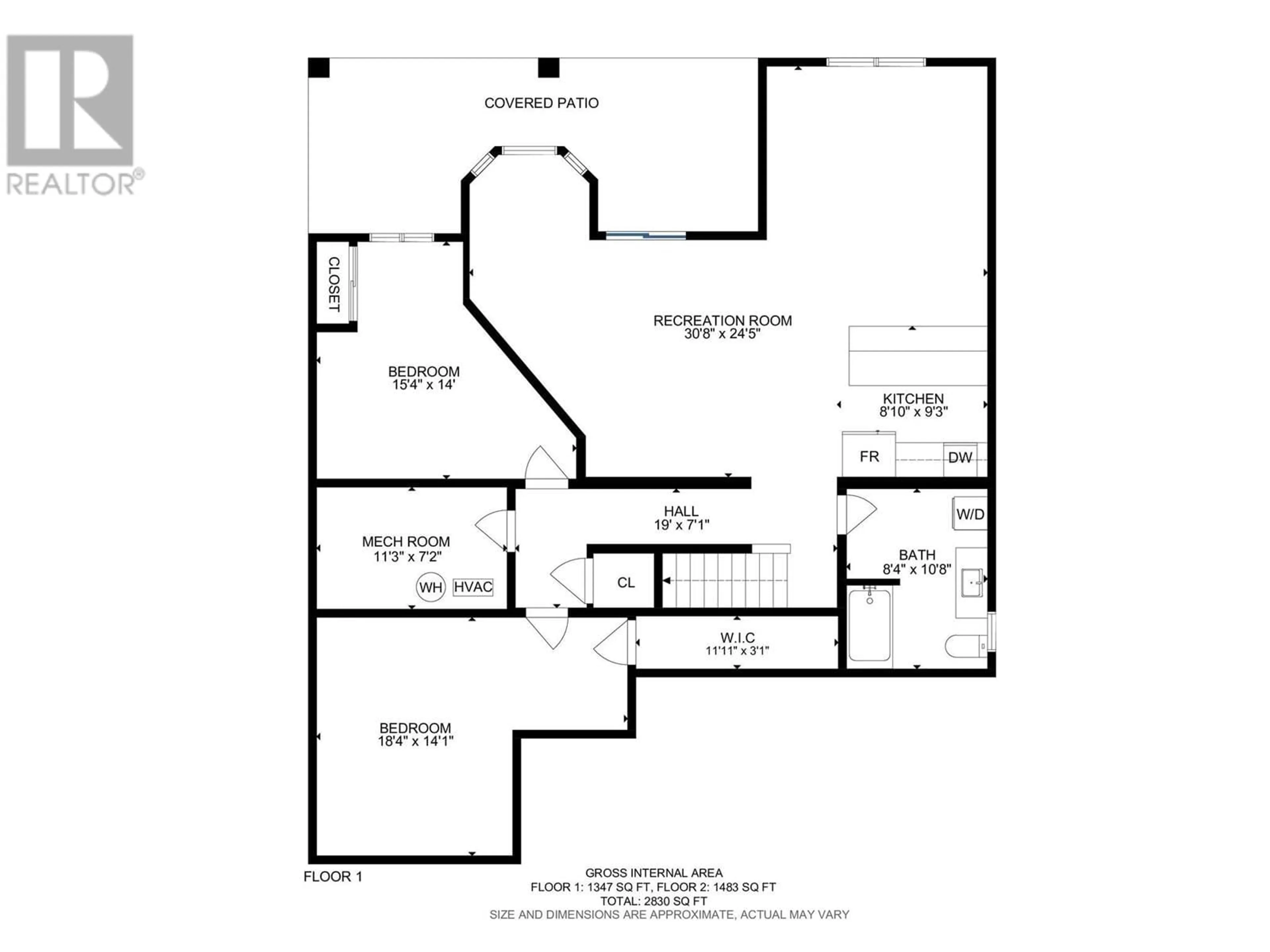 Floor plan for 3020 COPPER RIDGE COURT, West Kelowna British Columbia V4T2M7